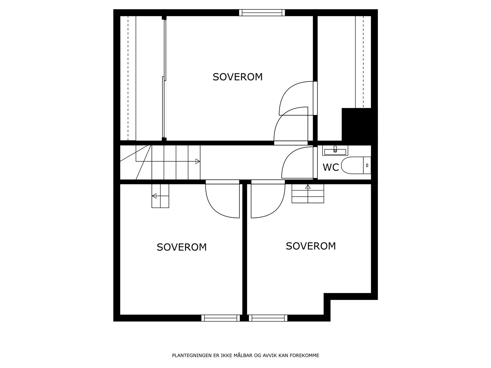 Plantegning loft Galleribilde