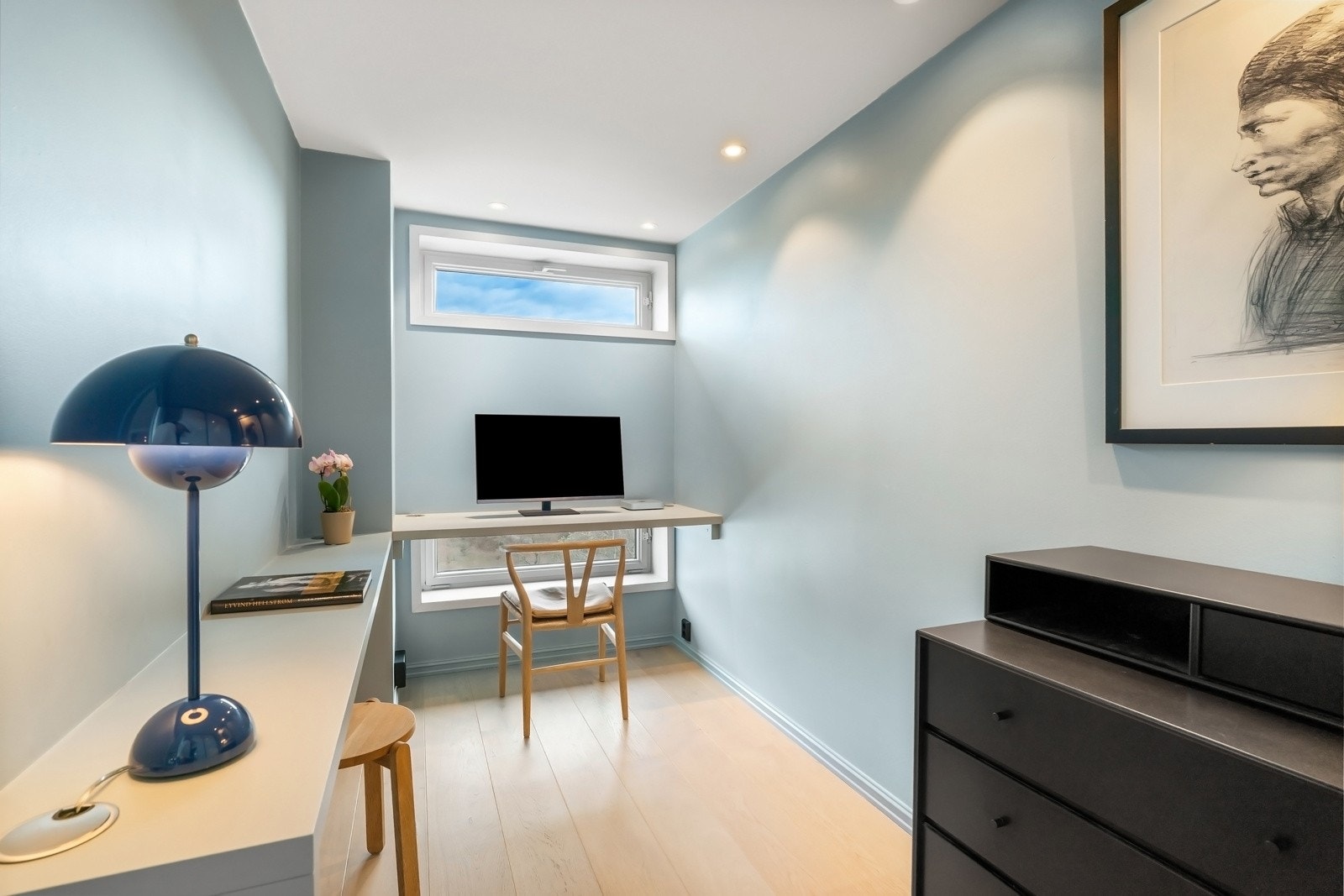 Soverom nr. 2 passer utmerket som et barnerom/gjesterom/kontor. Galleribilde