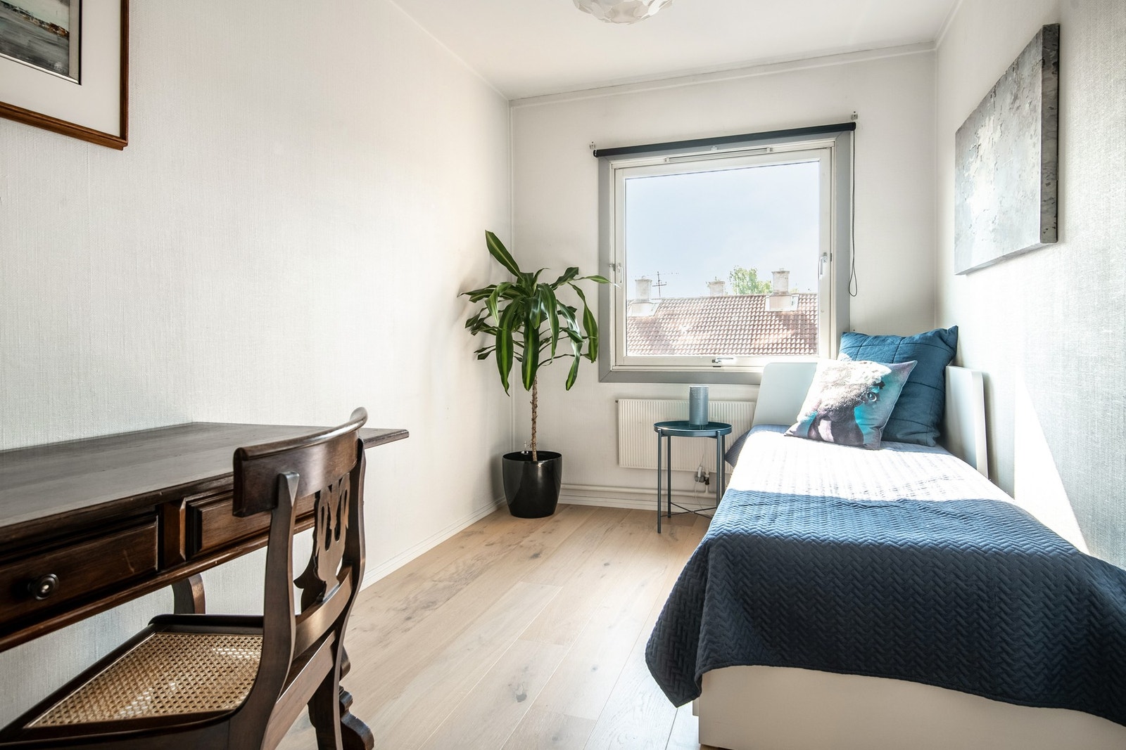 Soverom 2 egner seg ypperlig som gjesterom, barnerom eller kontor. Galleribilde