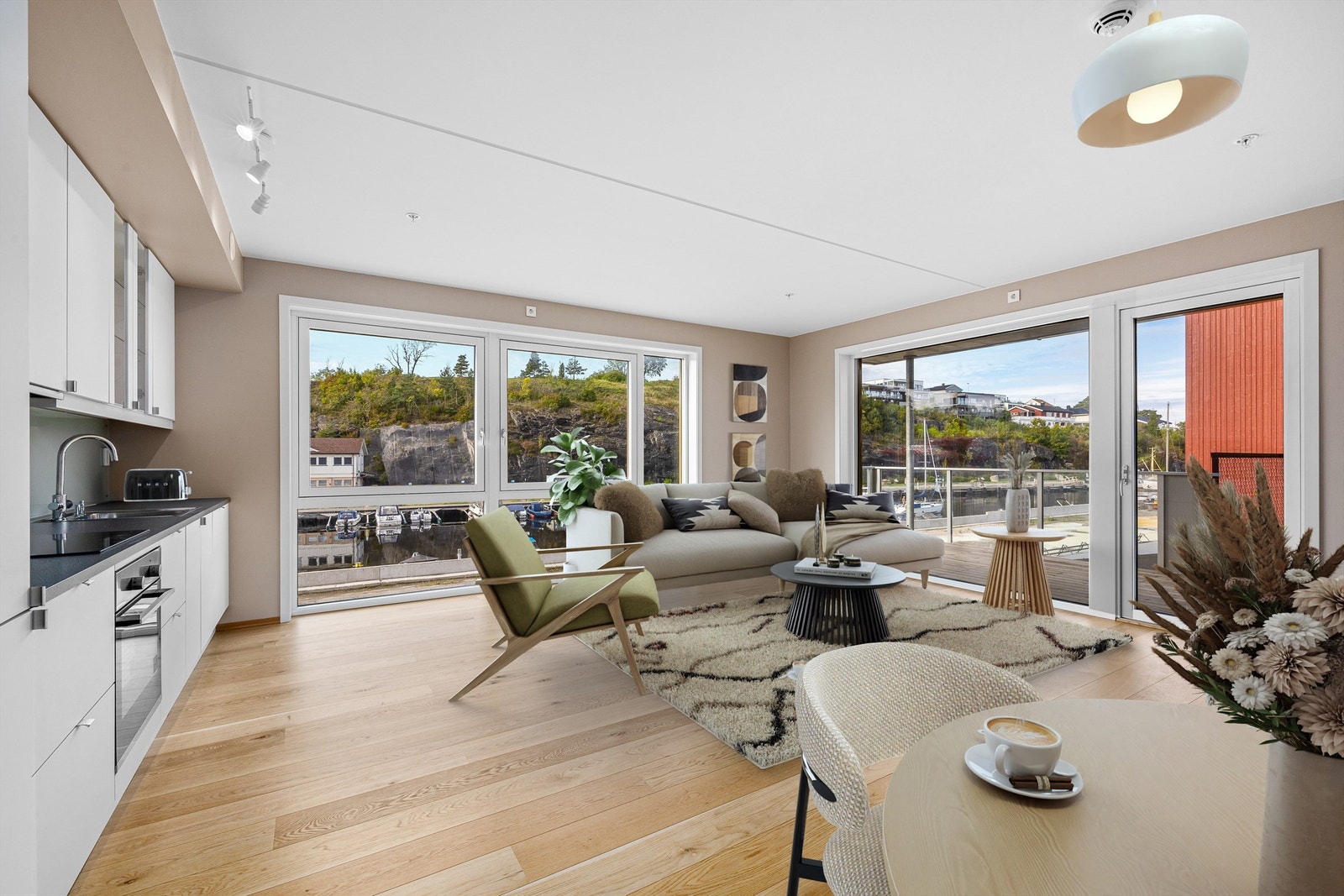 Lys stue. (Digitalt stylet) Galleribilde