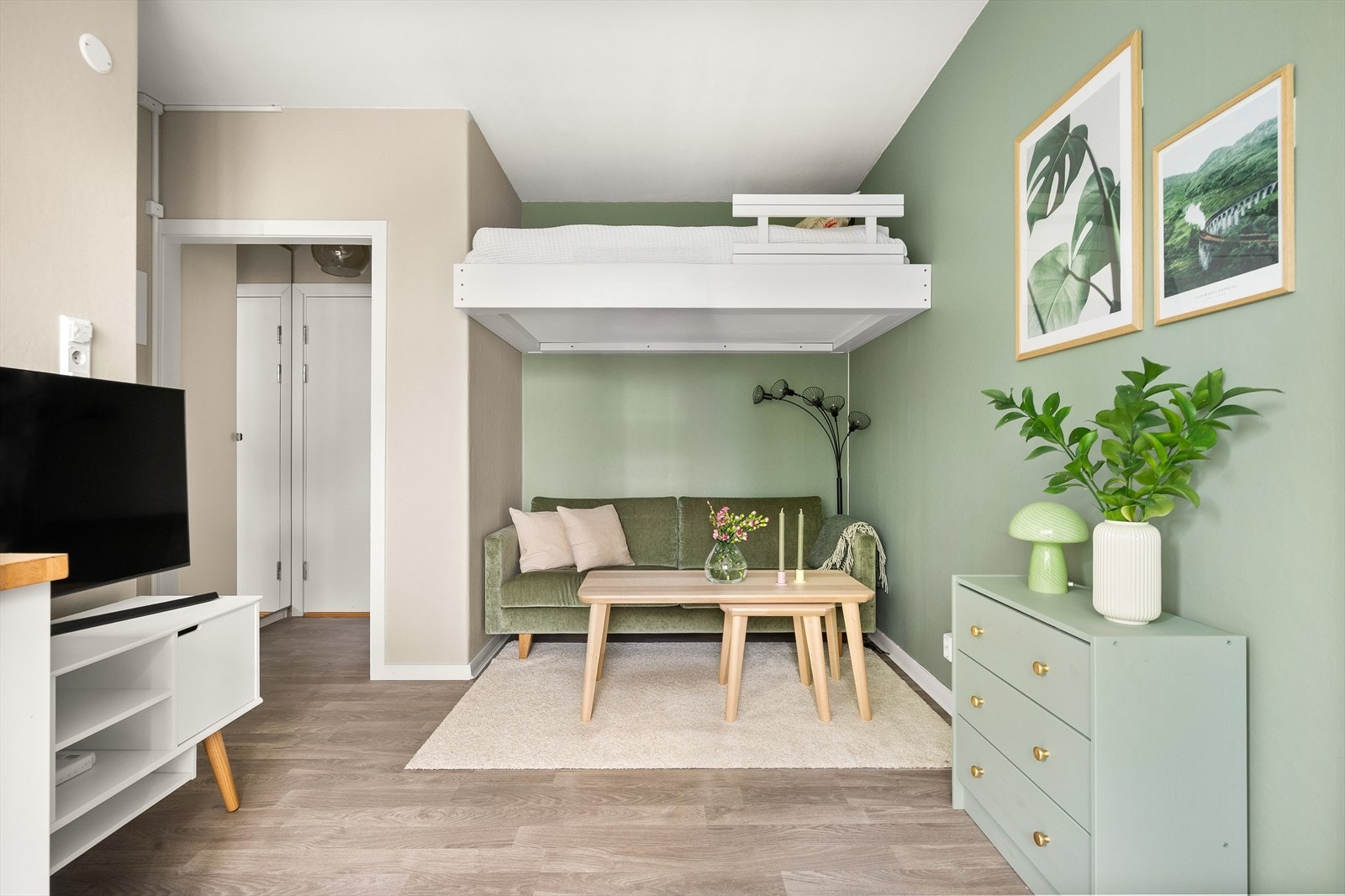 Lave felleskostnader med både varmtvann, fyring og internett inkludert Galleribilde