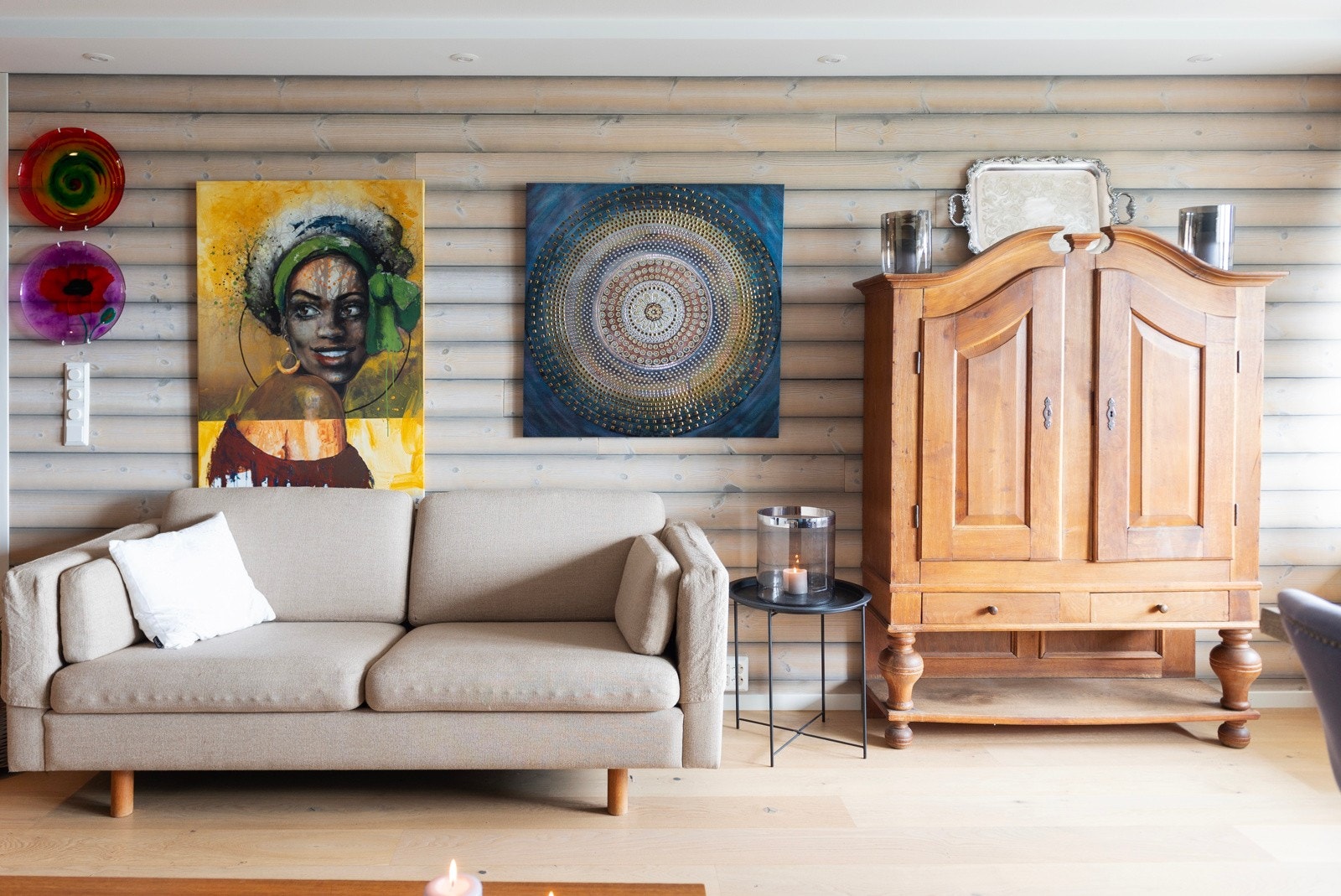 Romslig stue Galleribilde