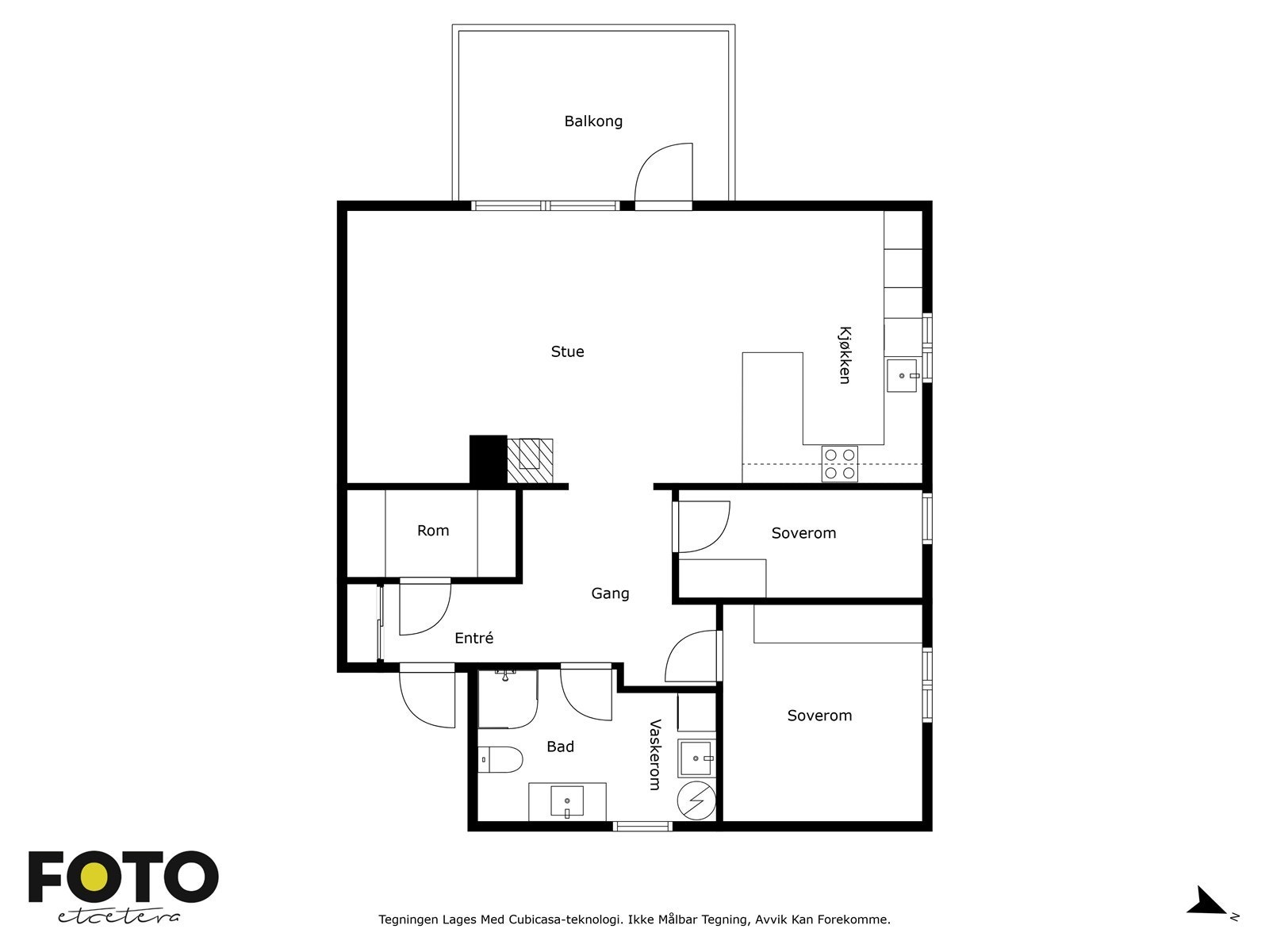 Veiledende plantegning 2. etasje. Ikke målbar Galleribilde