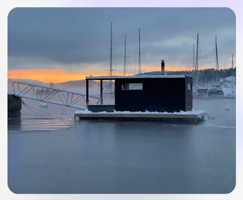 Badstue er en av flere kvaliteter innenfor umiddelbar nærhet Galleribilde