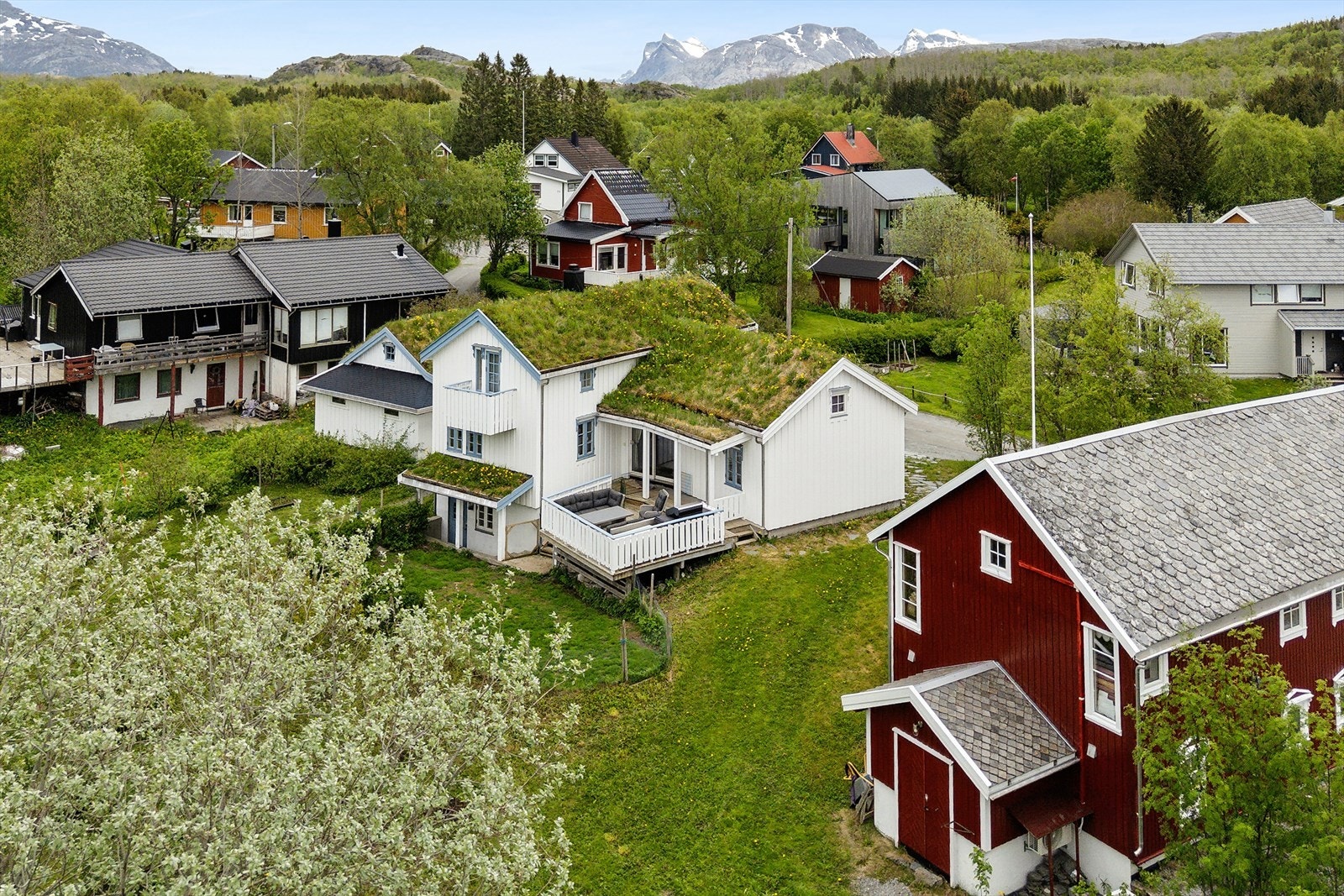 Tomten er ca 5,2 mål stor Galleribilde
