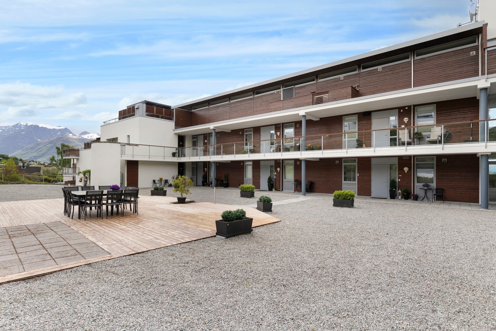 Fellesareal for beboerne i sameiet. Galleribilde