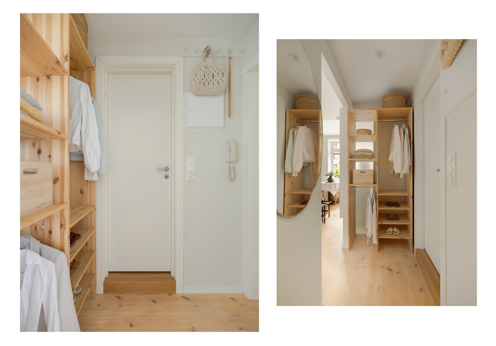 Velkommen inn! Lagring i entréen må jo til, og det får du altså her. I tillegg disponerer leiligheten en kjellerbod på 3 kvm. Galleribilde