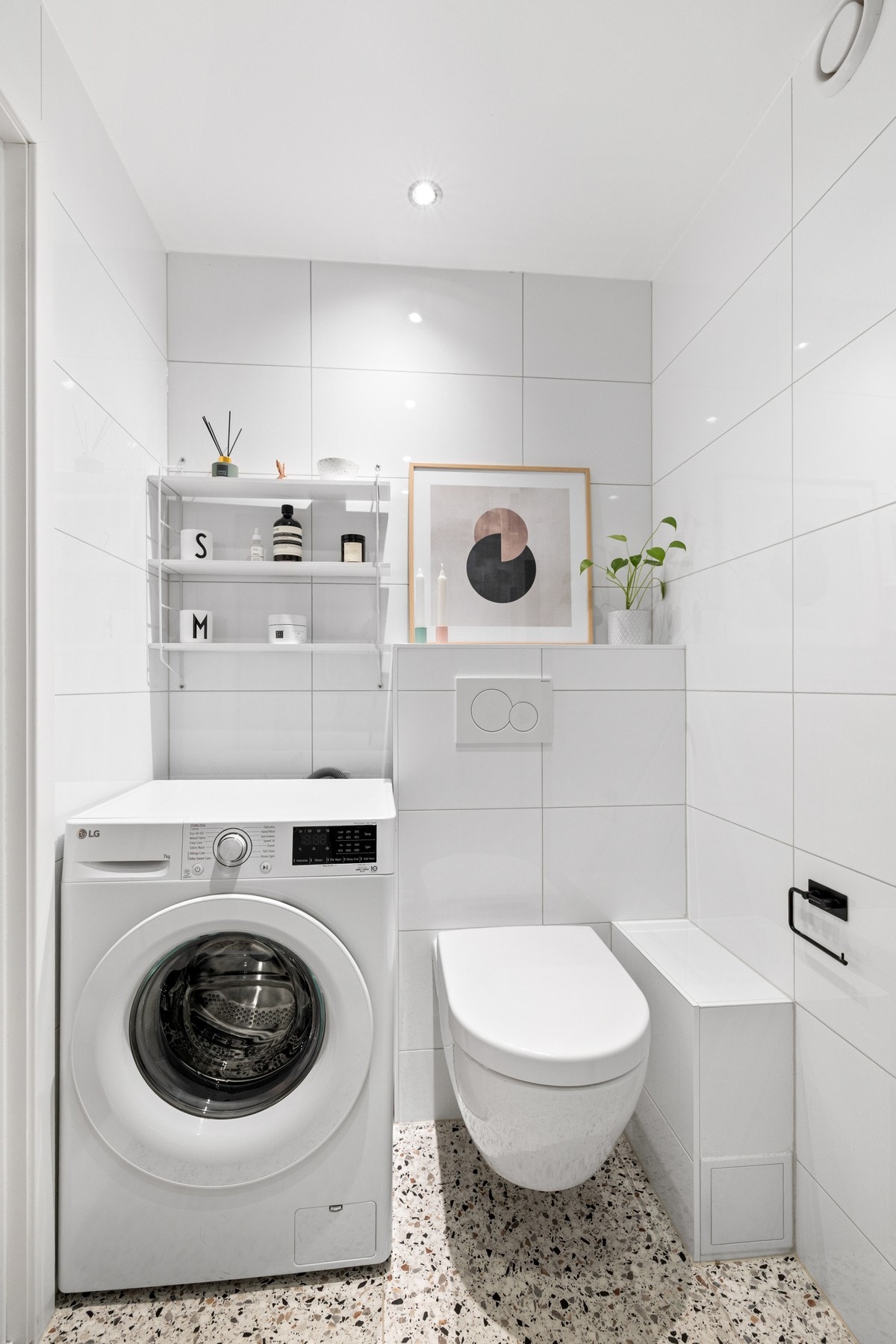 Videre er det også opplegg til vaskemaskin. Galleribilde