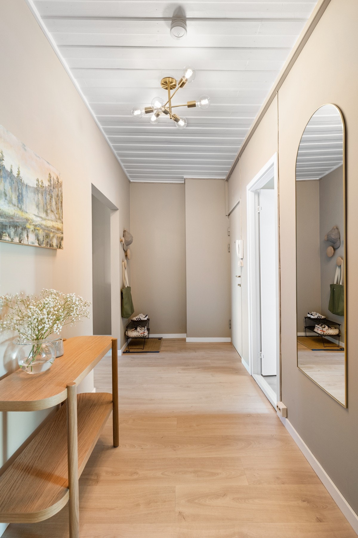 En innbydende velkomst til hjemmet. Galleribilde