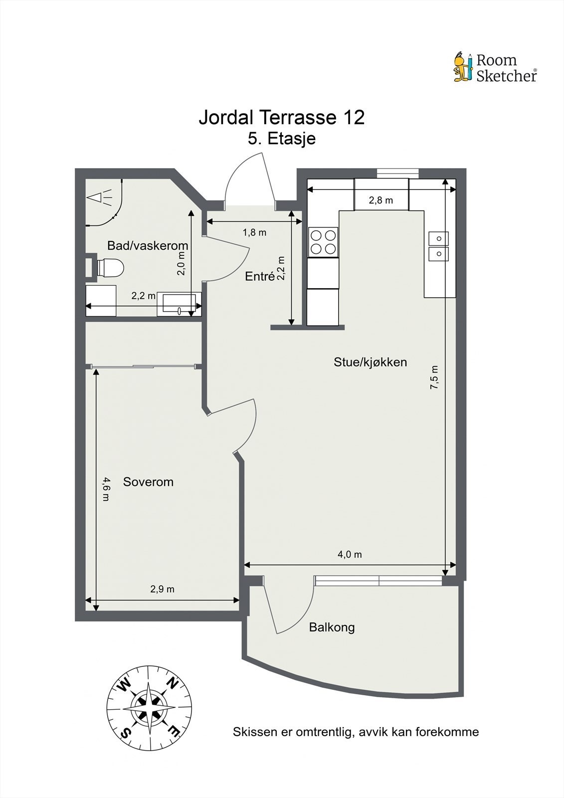 Planskisse. Galleribilde