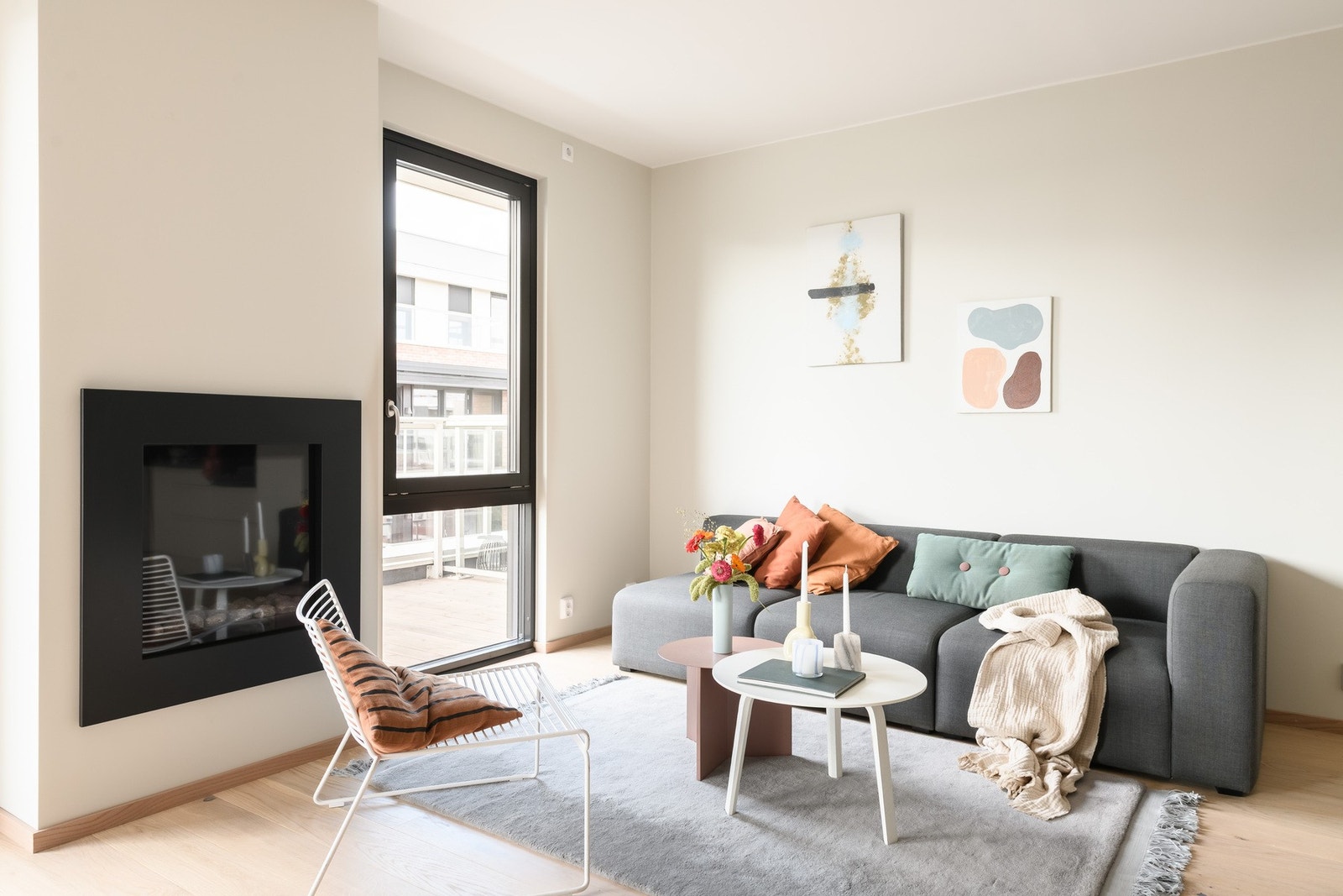 Lekker gasspeis i tillegg til vannbåren gulvvarme. Galleribilde