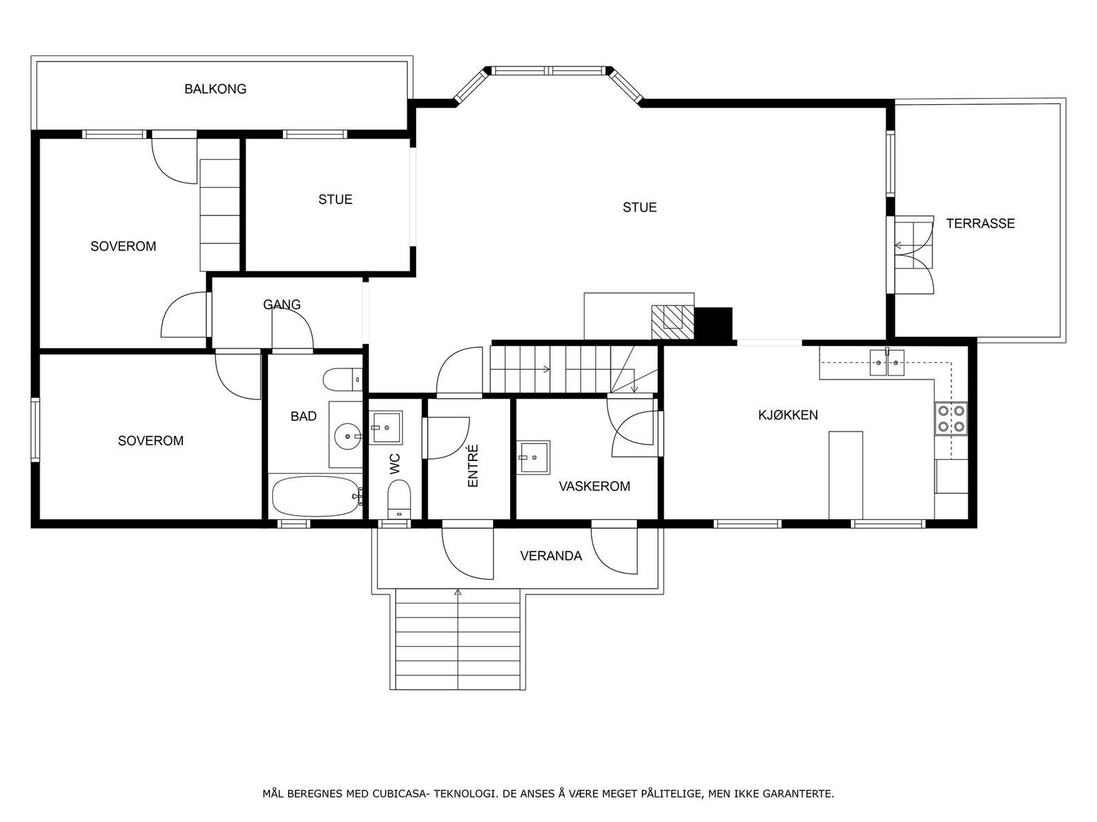 Veiledende planskisse 1. Etasje Galleribilde