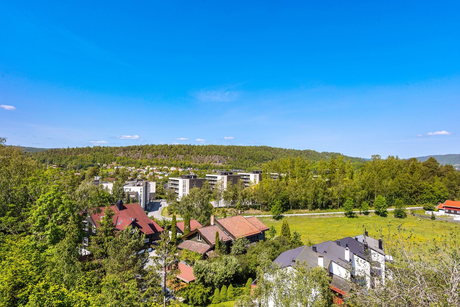 Hyggelig utsyn fra balkongen. Galleribilde