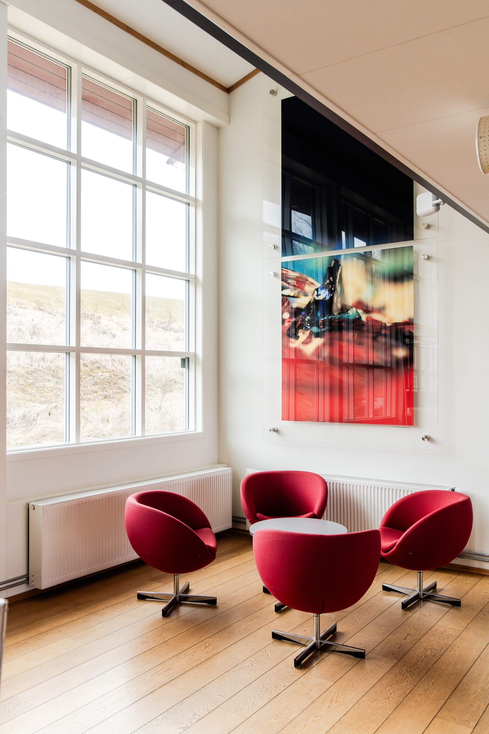 Resepsjonsområdet, som er bemannet i arbeidstid Galleribilde
