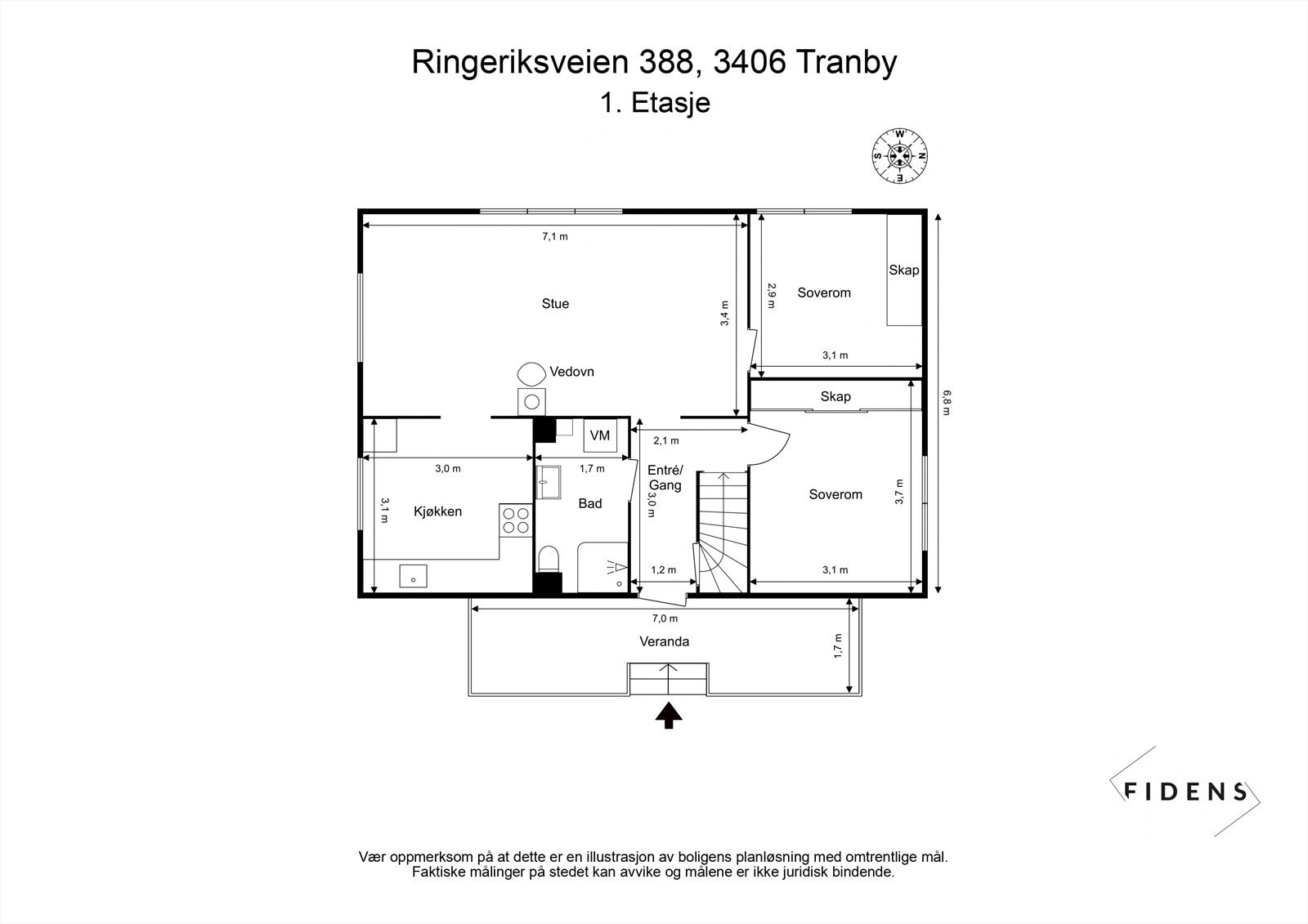 PLANTEGNING 1. ETASJE Galleribilde