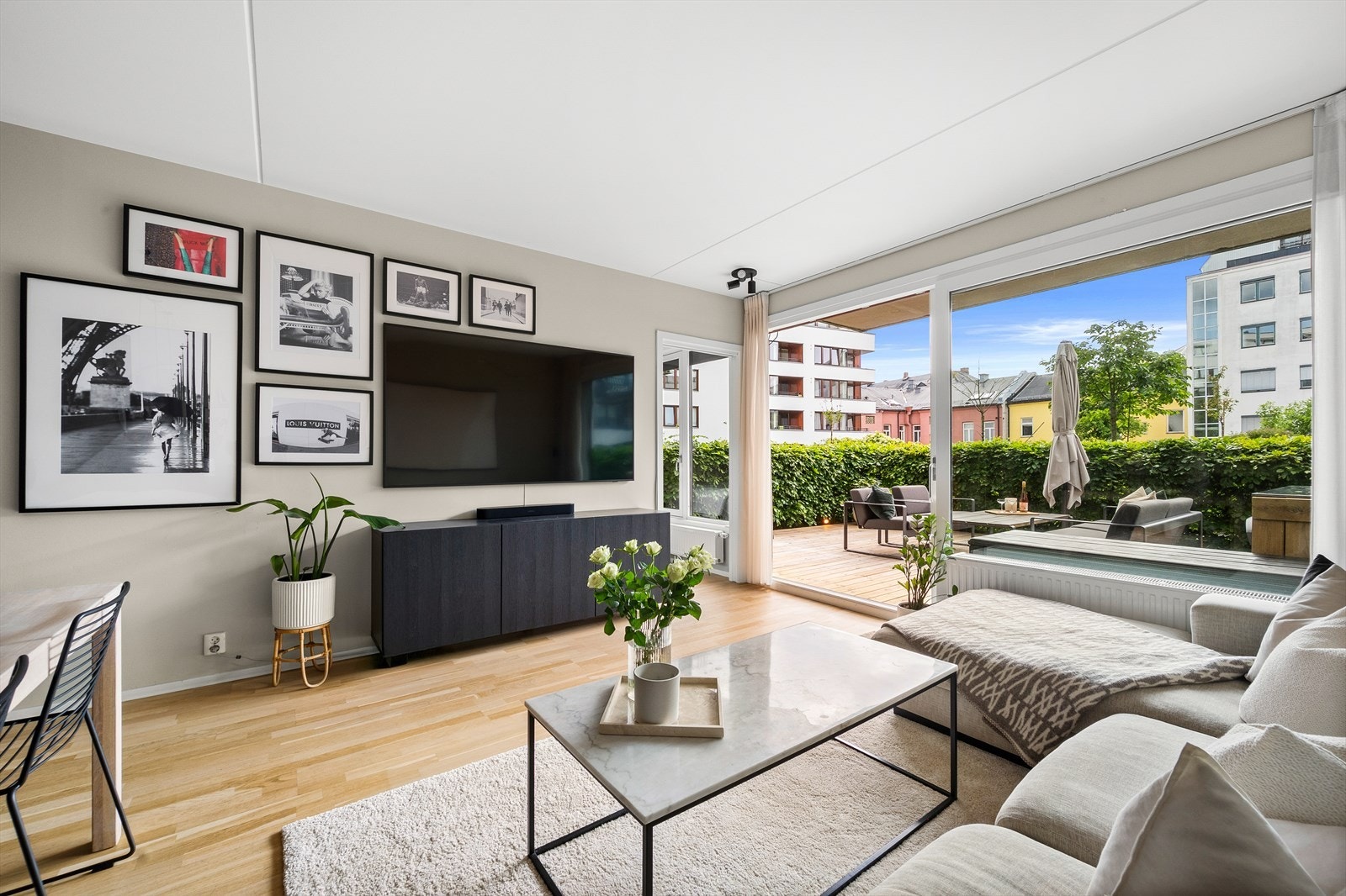 En moderne, rålekker og optimal 2-roms med attraktiv beliggenhet i Lille Bislett. Galleribilde