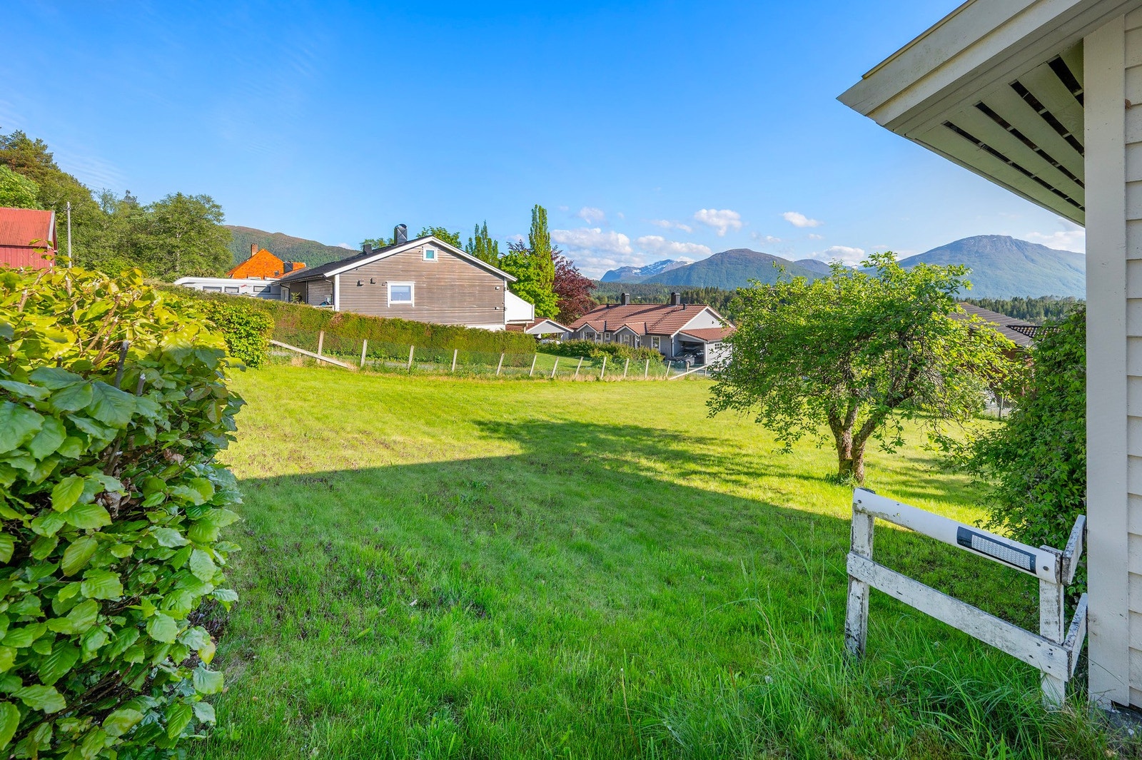 Tomta er på 624 m². Galleribilde