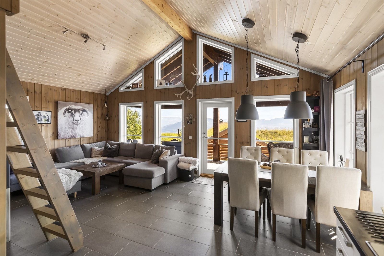 Hytten er på 60 kvm BRA-i Galleribilde