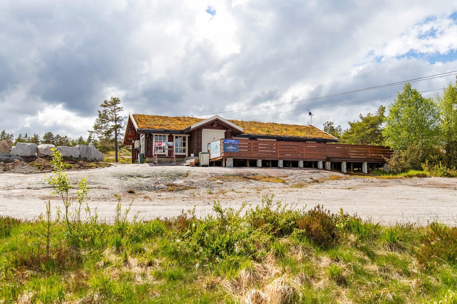 Like ved hytten har du Utsikten kafé Galleribilde