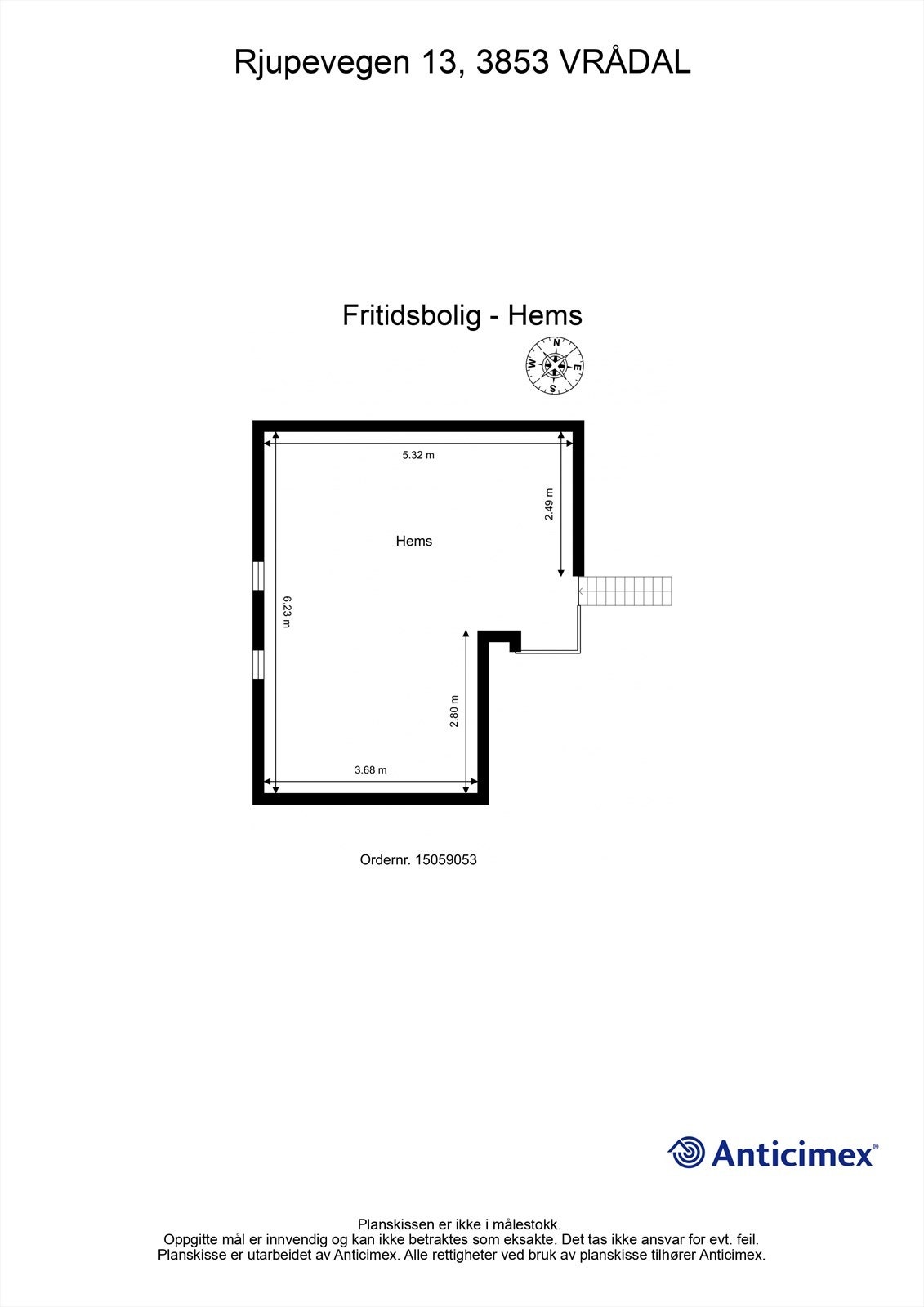 Plantegning 2. etasje (ikke medtatt arealer) Galleribilde