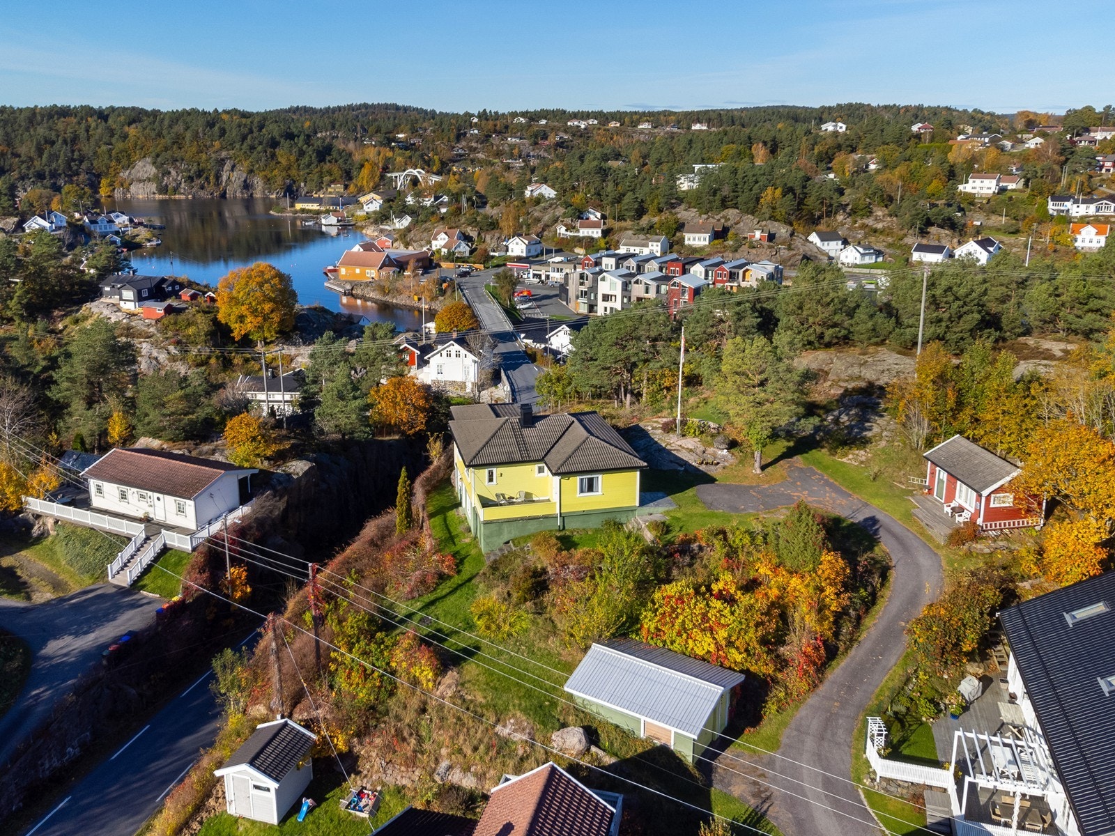 Dronefoto Galleribilde