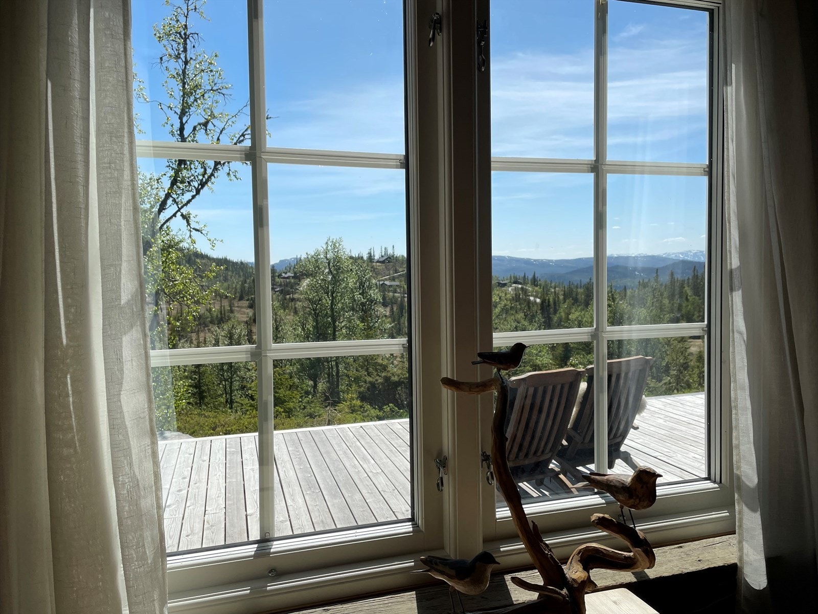 Utsikt fra spisestue Galleribilde