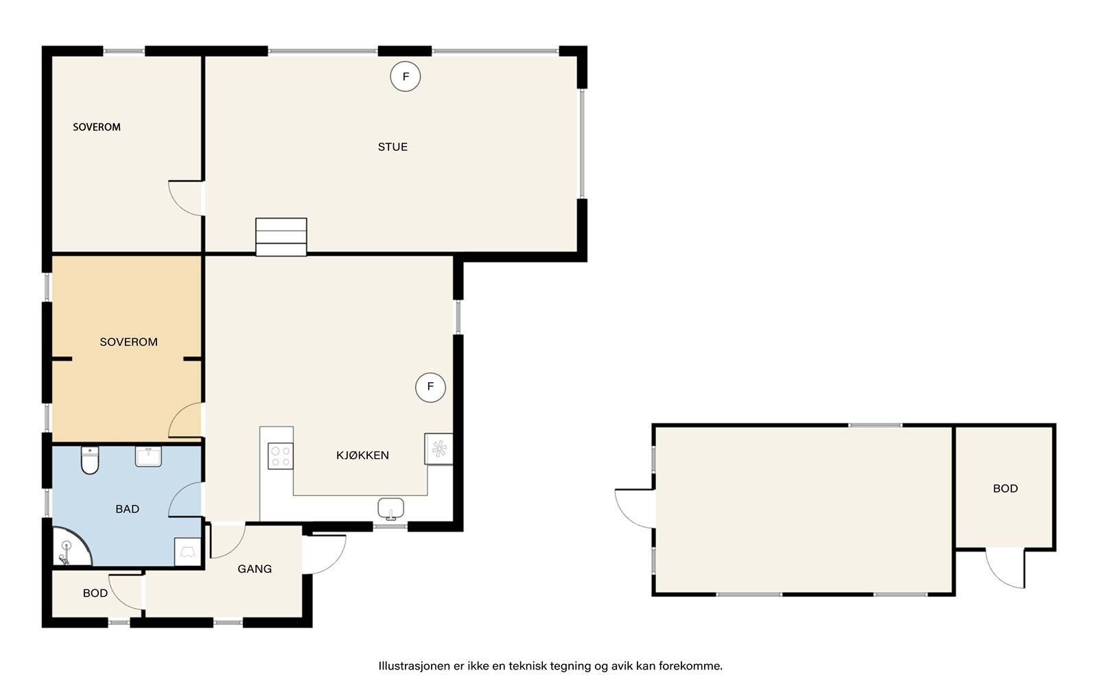 Plantegning Galleribilde