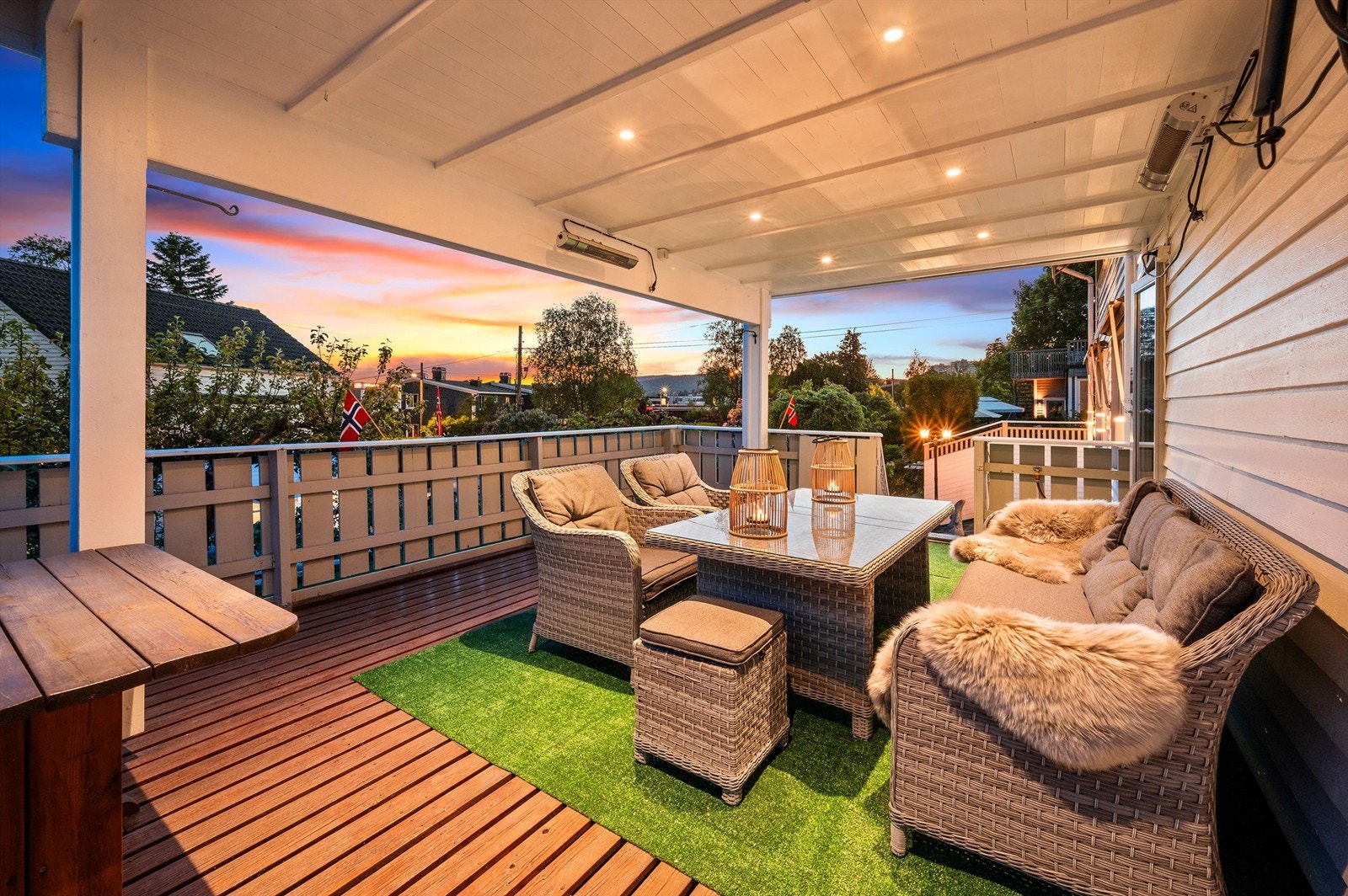 Her kan du nyte årets varme dager samt lange kvelder. Galleribilde