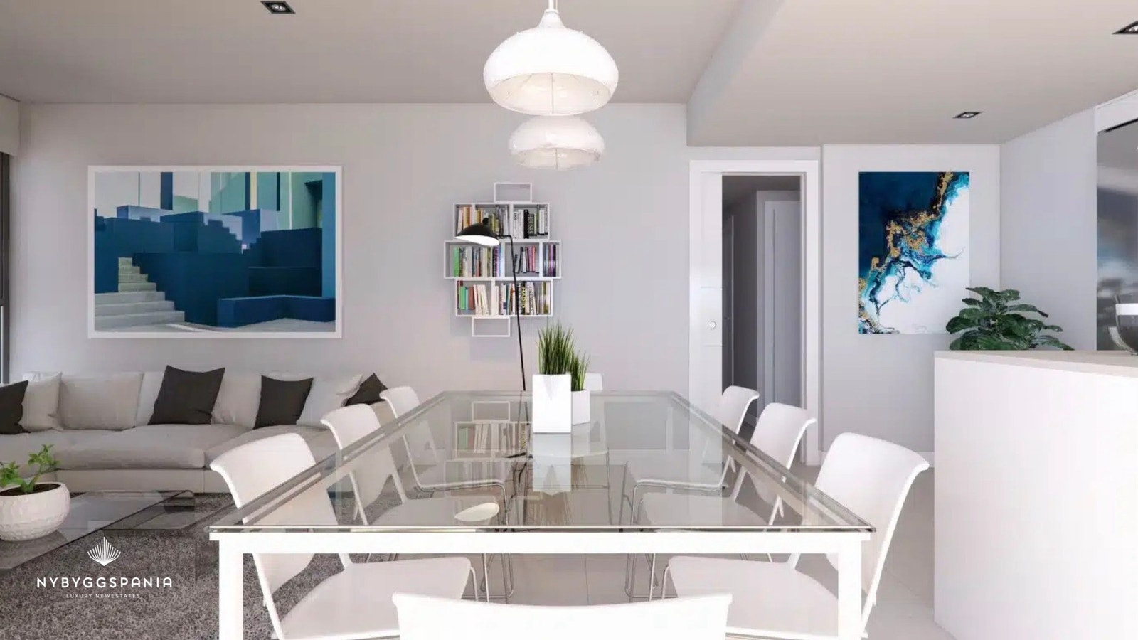 Spisestue / stue Galleribilde