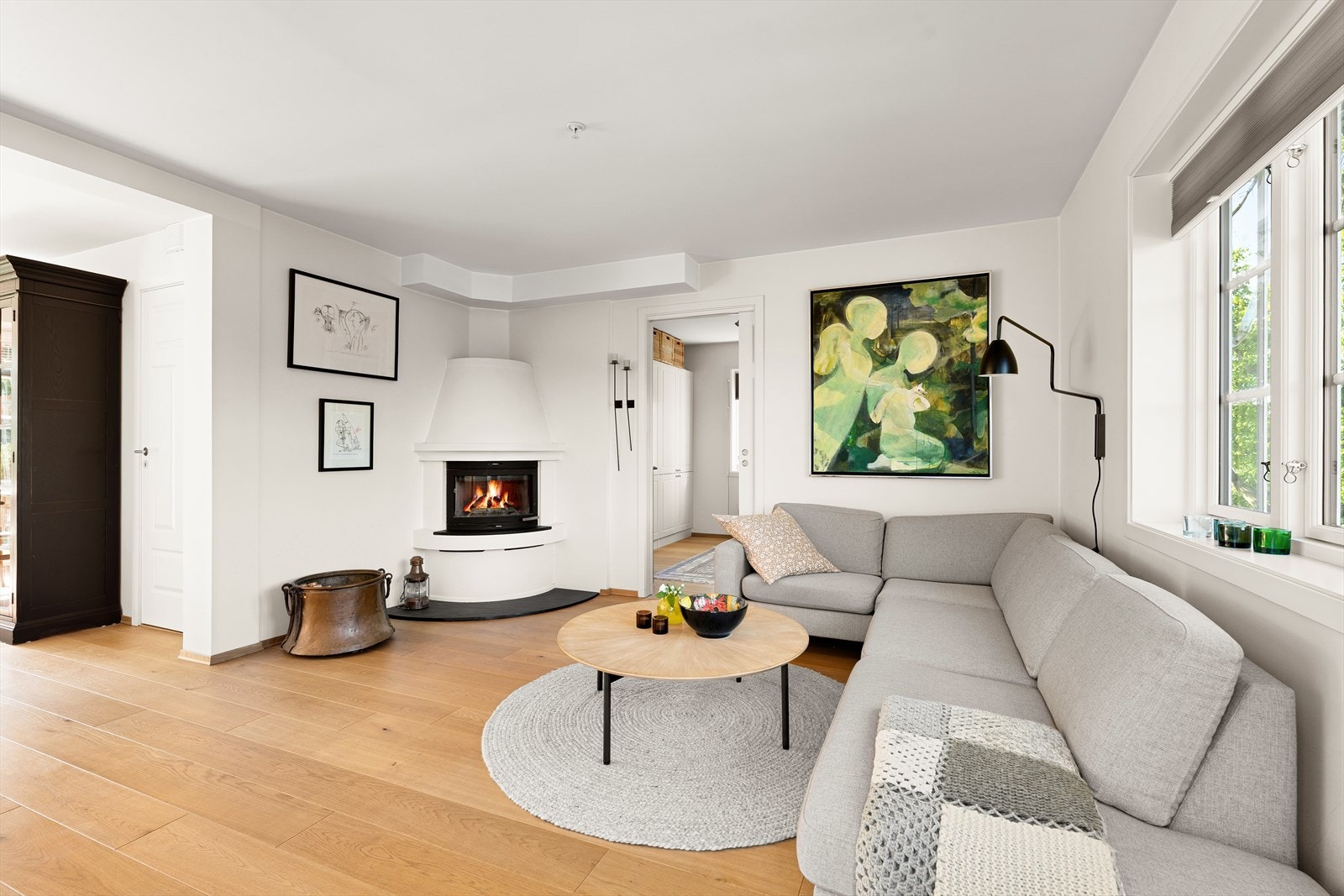 Leiligheten er moderne med balansert ventilasjon. Galleribilde