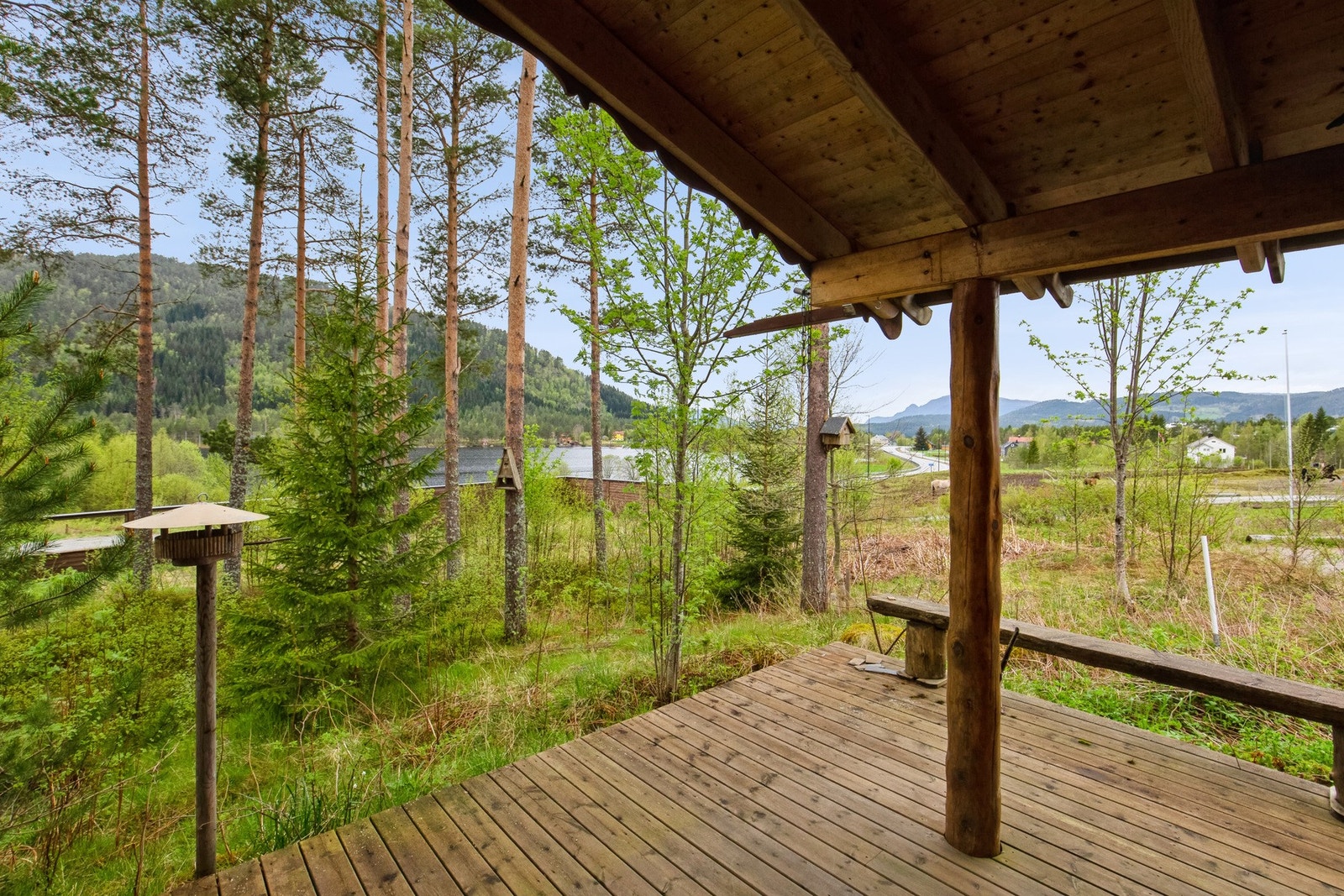Det er overbygd terrasse Galleribilde