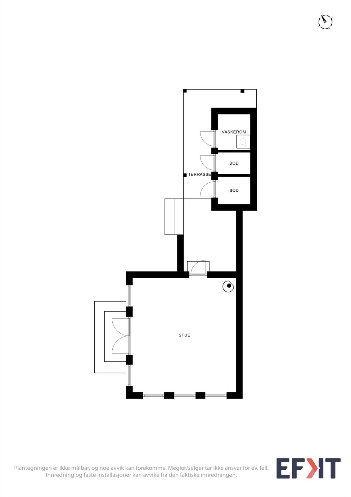 Plantegning frittliggende byggning Galleribilde