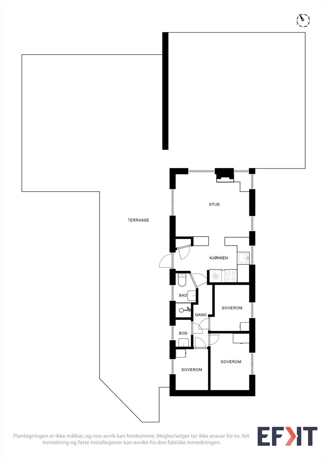 Plantegning Galleribilde
