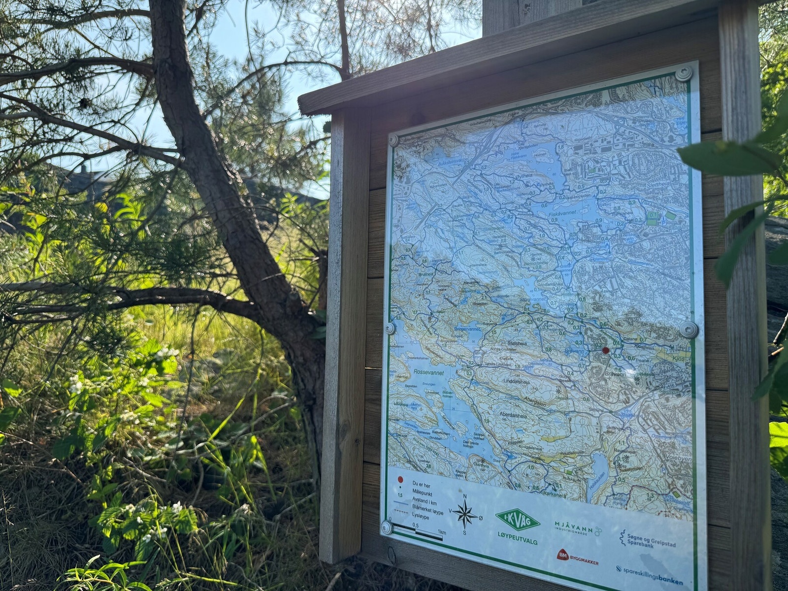 - Fantastiske turområder like ved, som blant annet 'Bråvann rundt' - her vil du også finne badevann | Turen er på litt over 3 km - Galleribilde