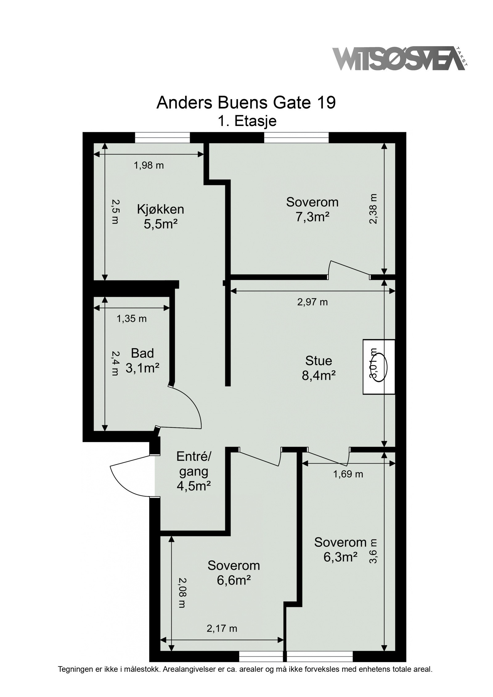 Planskisse. Galleribilde