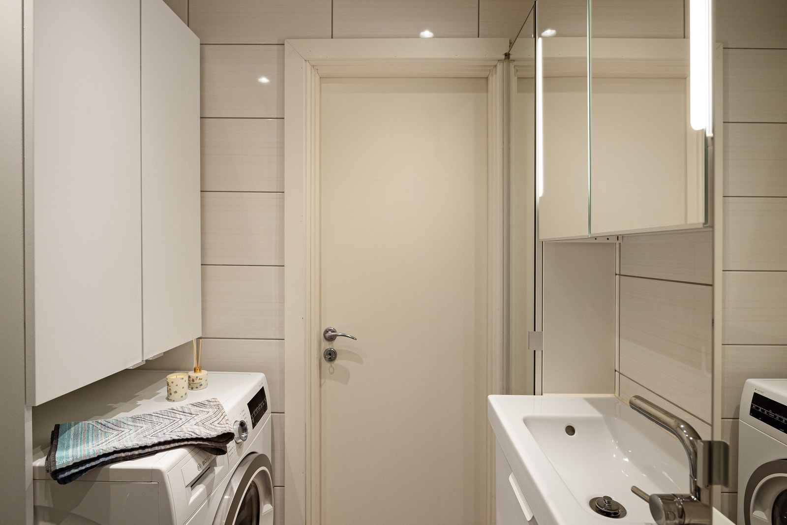 Opplegg for vaskemaskin. Galleribilde