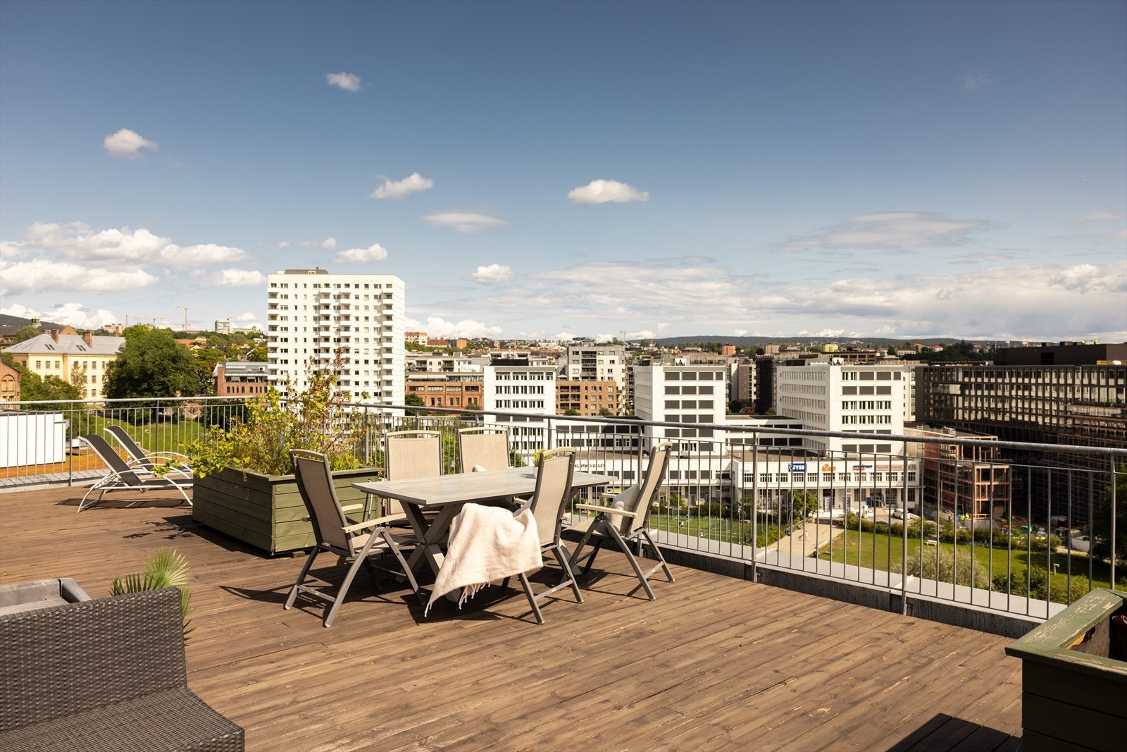 - Stor, felles takterrasse - Galleribilde
