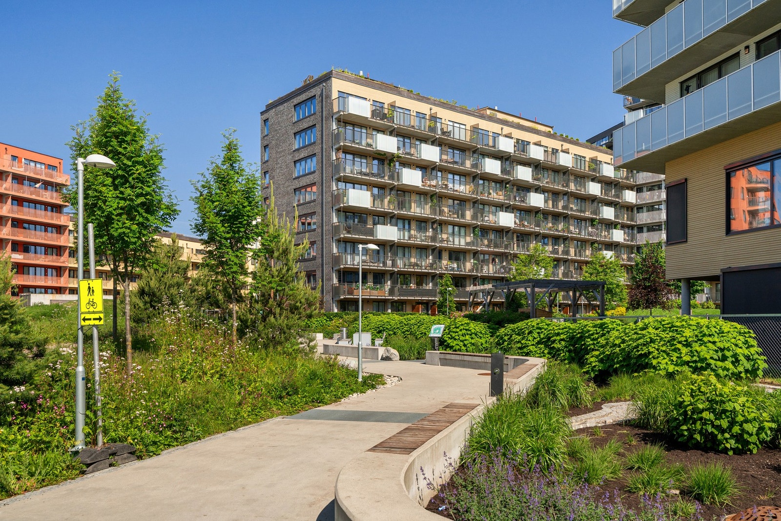 Pent opparbeidede fellesarealer. Galleribilde