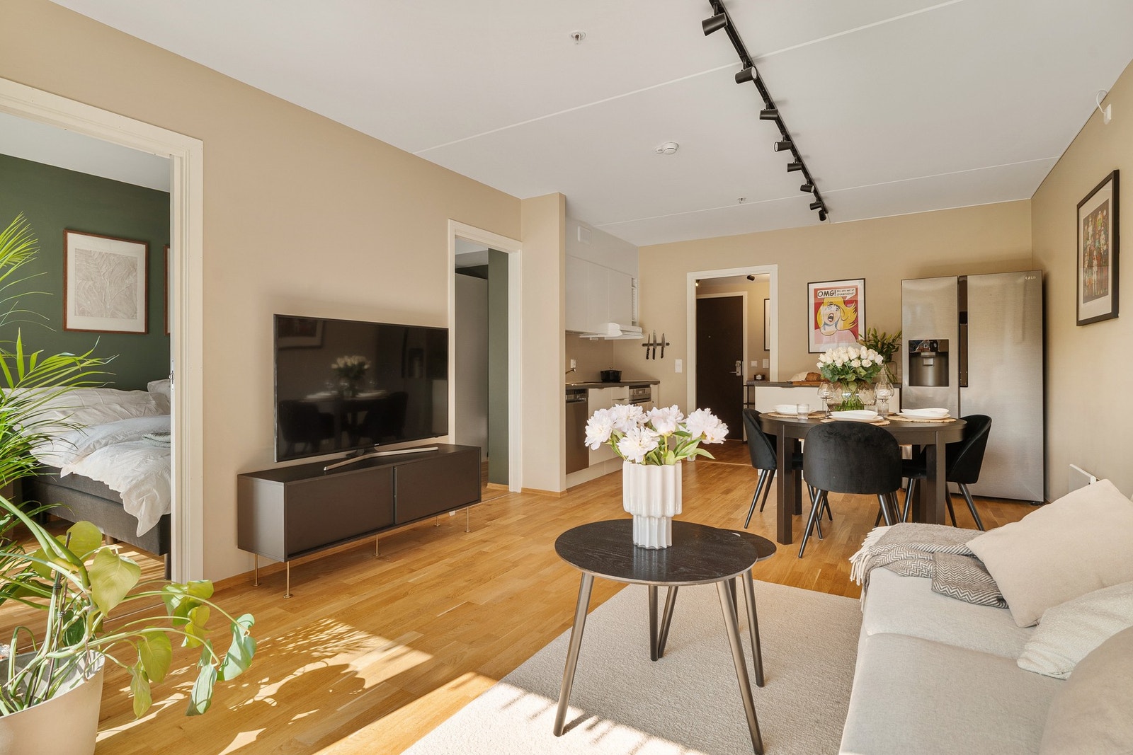 Borettslaget har avtale med OBOS internett om levering av internett og TV-tjenester. Galleribilde