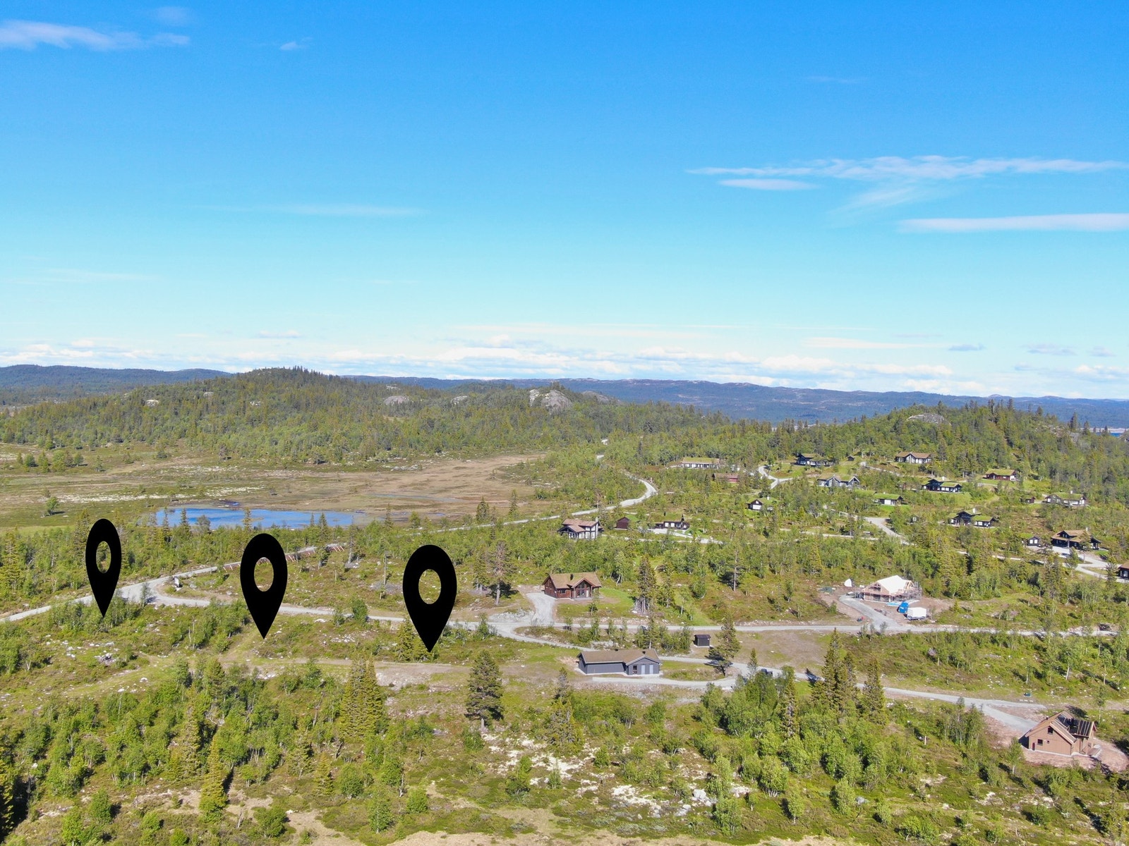 Pilen viser kun ca plassering, vi oppfordrer til å se på kart og komme på visning i dette vakre området Galleribilde