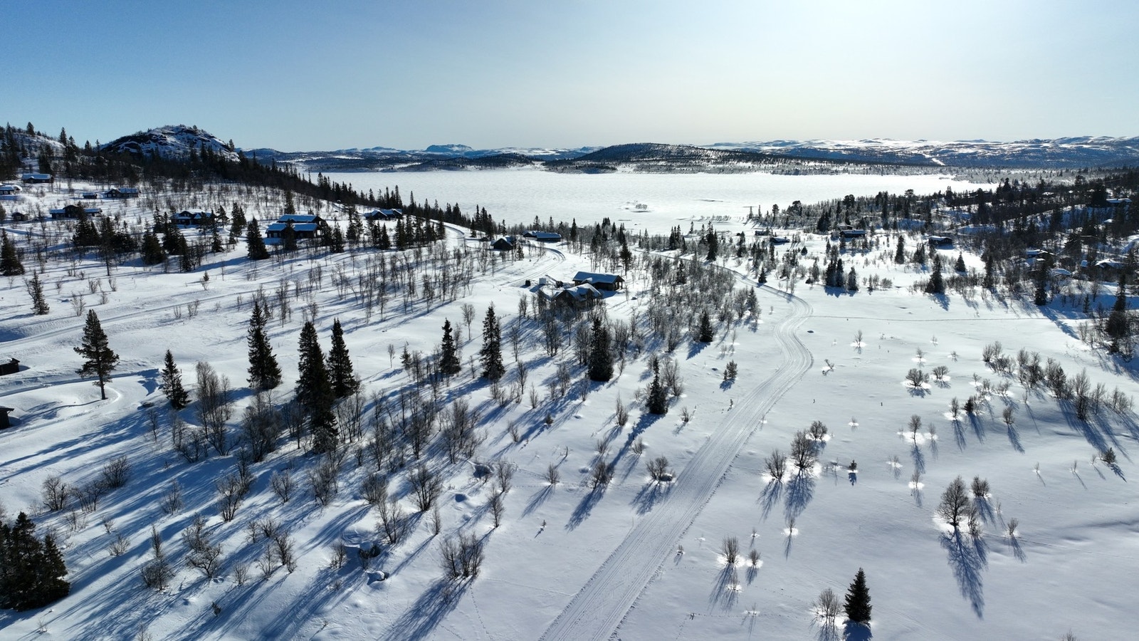Området har en nydelig utsikt og umiddelbar tilgang til milevis av preparerte skiløyper Galleribilde