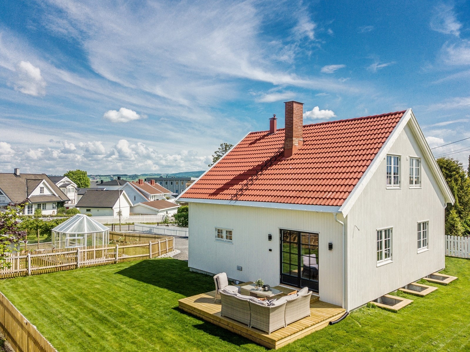 Flott opparbeidet uteområde. Galleribilde