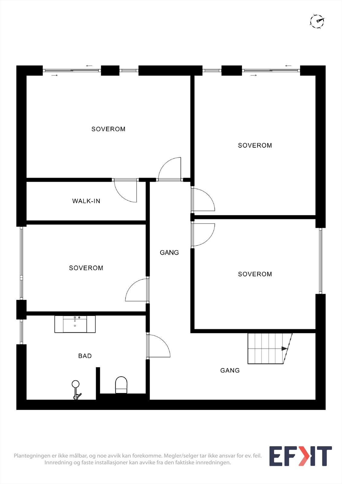 Planskisse 1.etasje Galleribilde