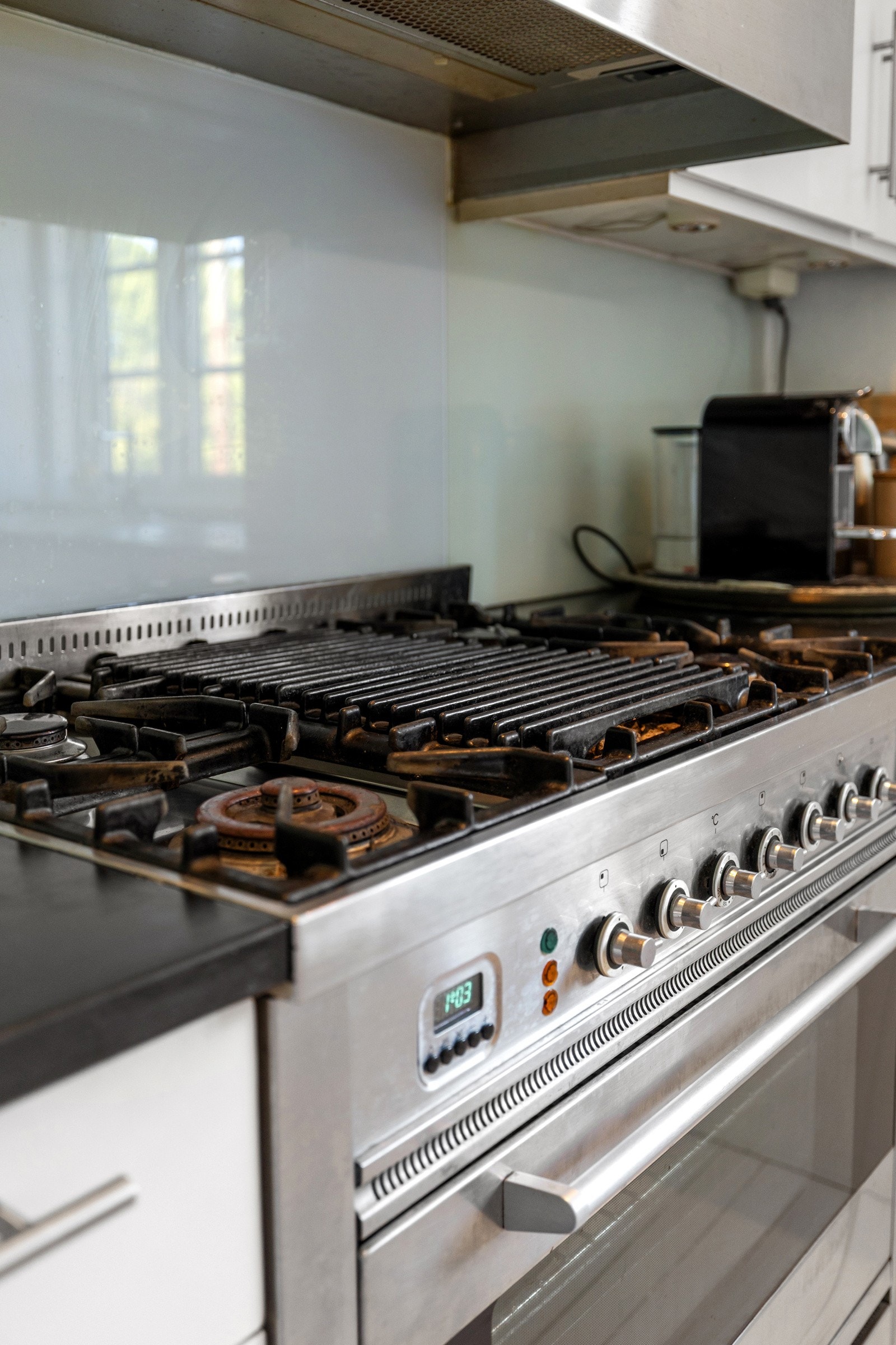 Frittstående komfyr med gasstopp Galleribilde