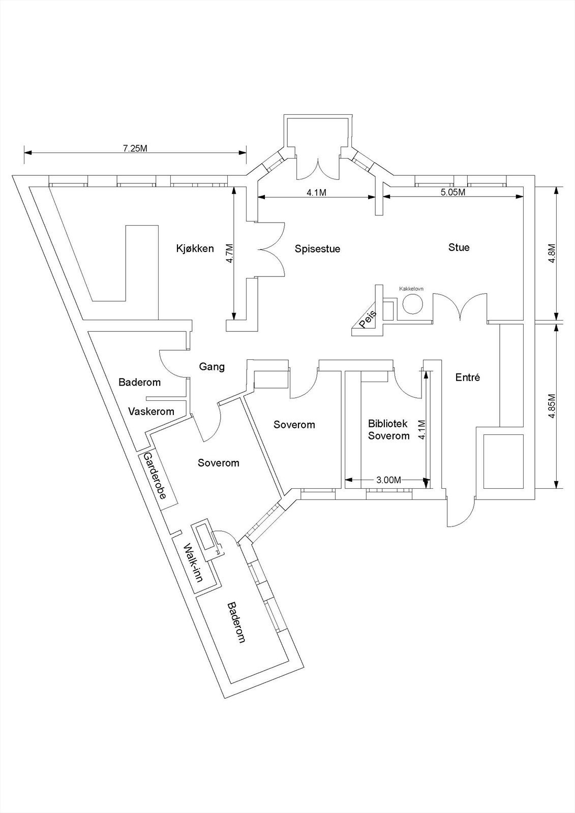 Plantegning for Elisenbergveien 6.jpg Galleribilde