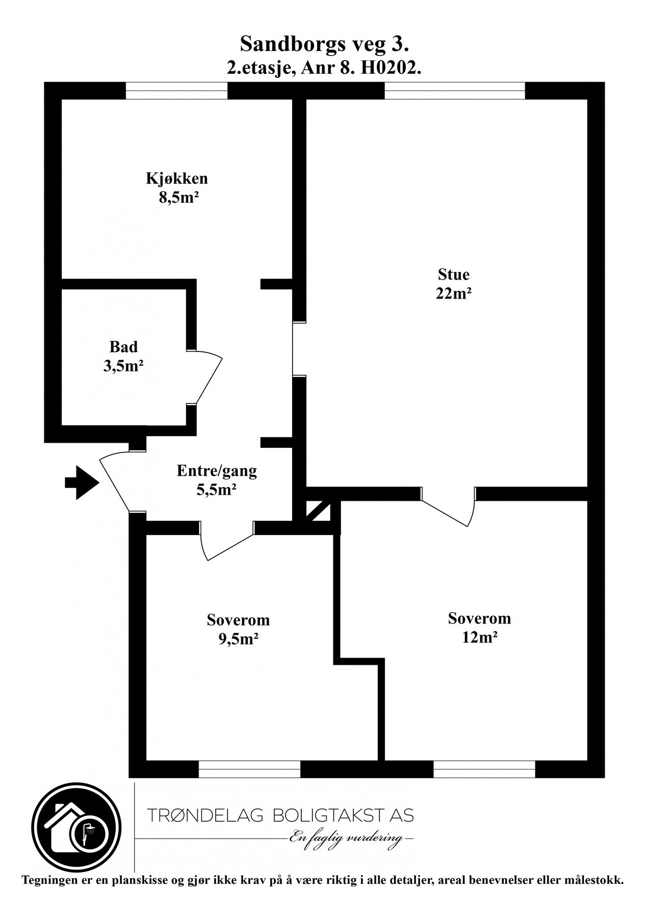 Planskisse. Galleribilde