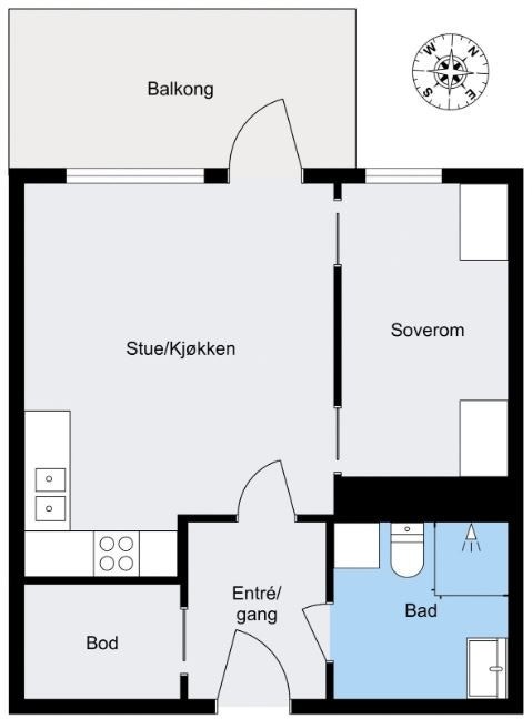 Plantegning Galleribilde