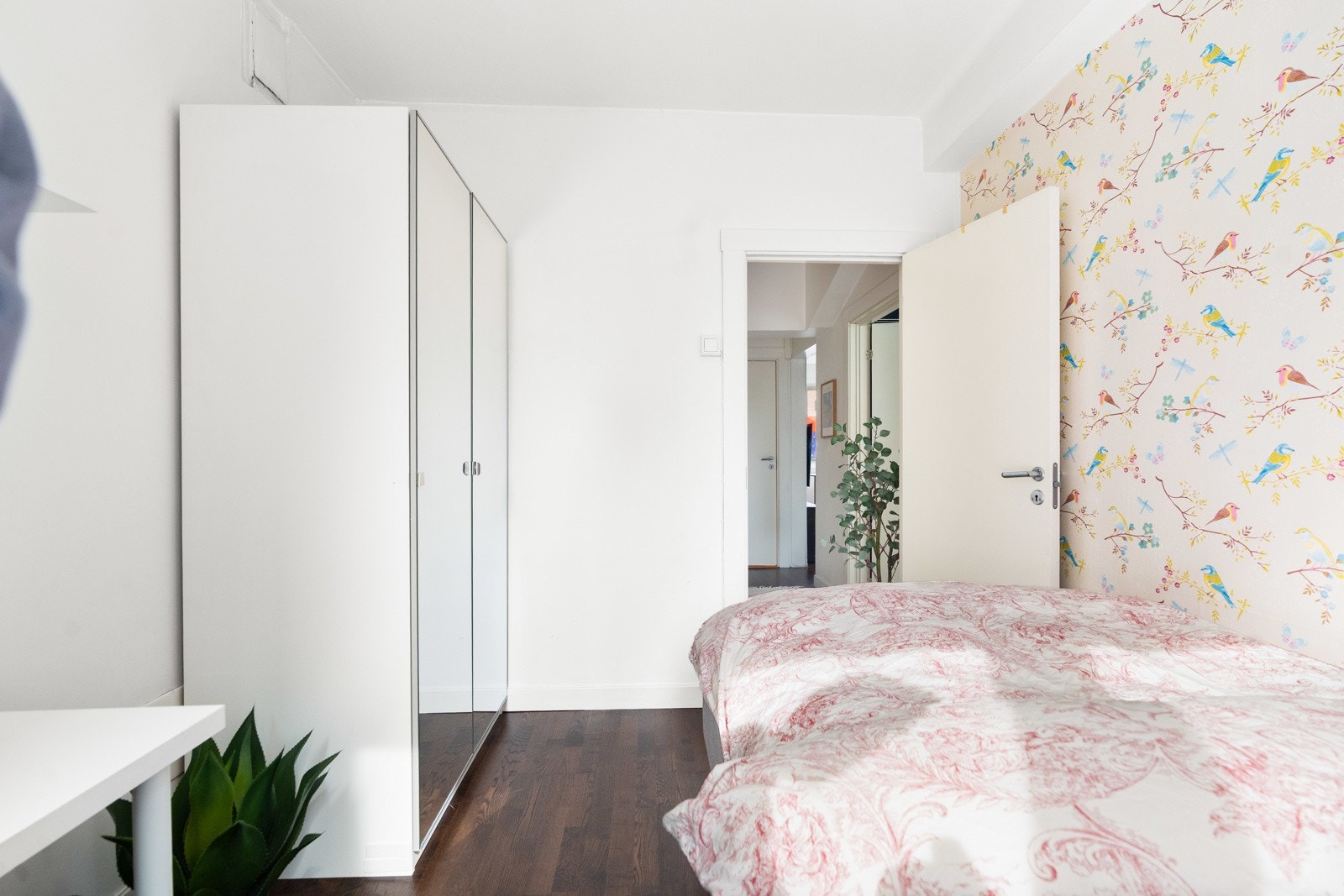 Også dette soverommet vender mot bakgård. Galleribilde