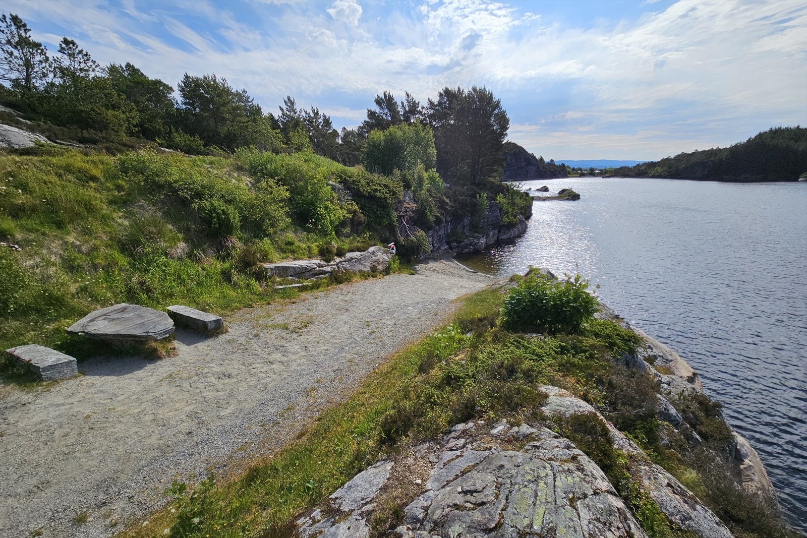 Badestrand like i nærheten Galleribilde