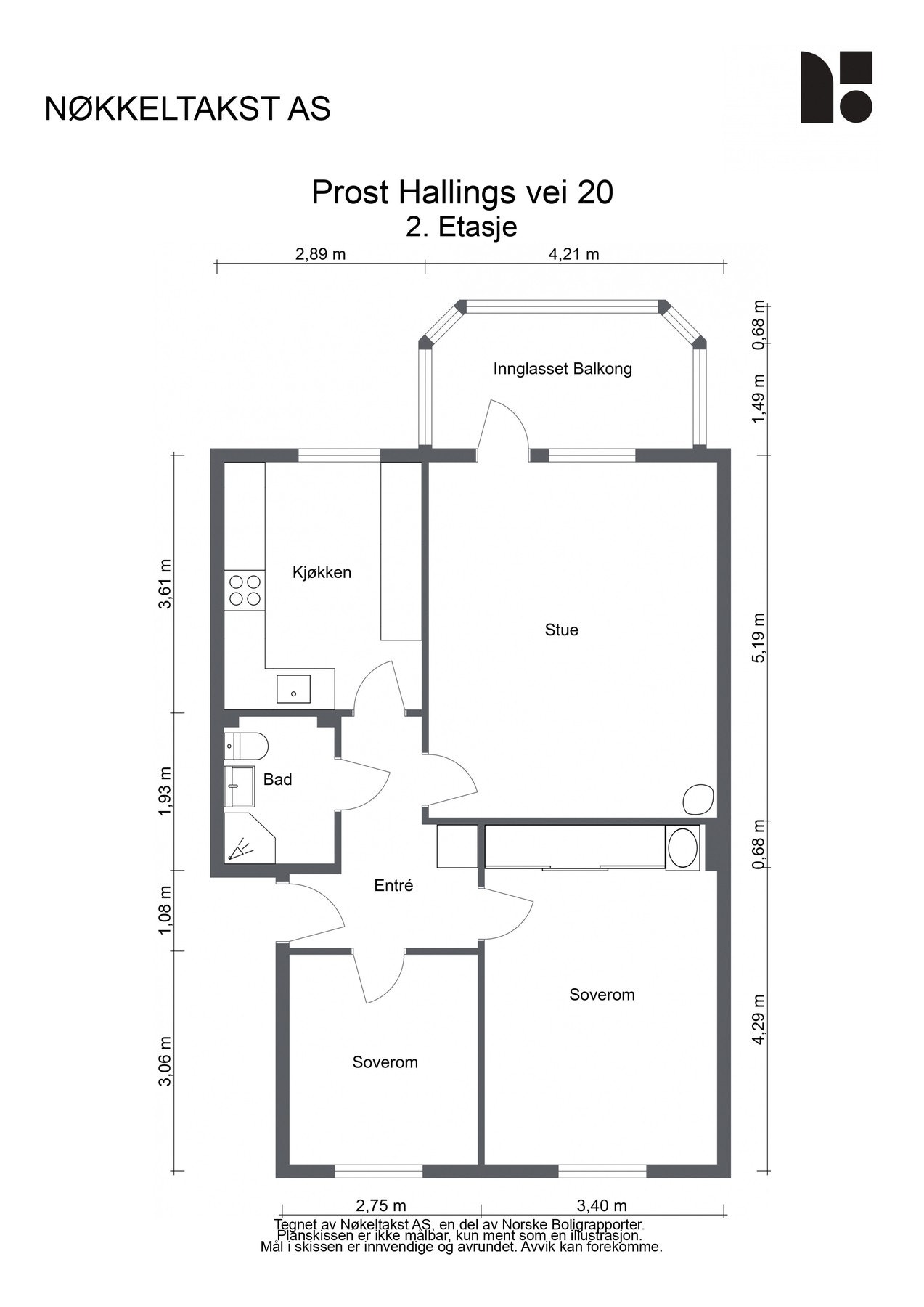 Plantegning Galleribilde